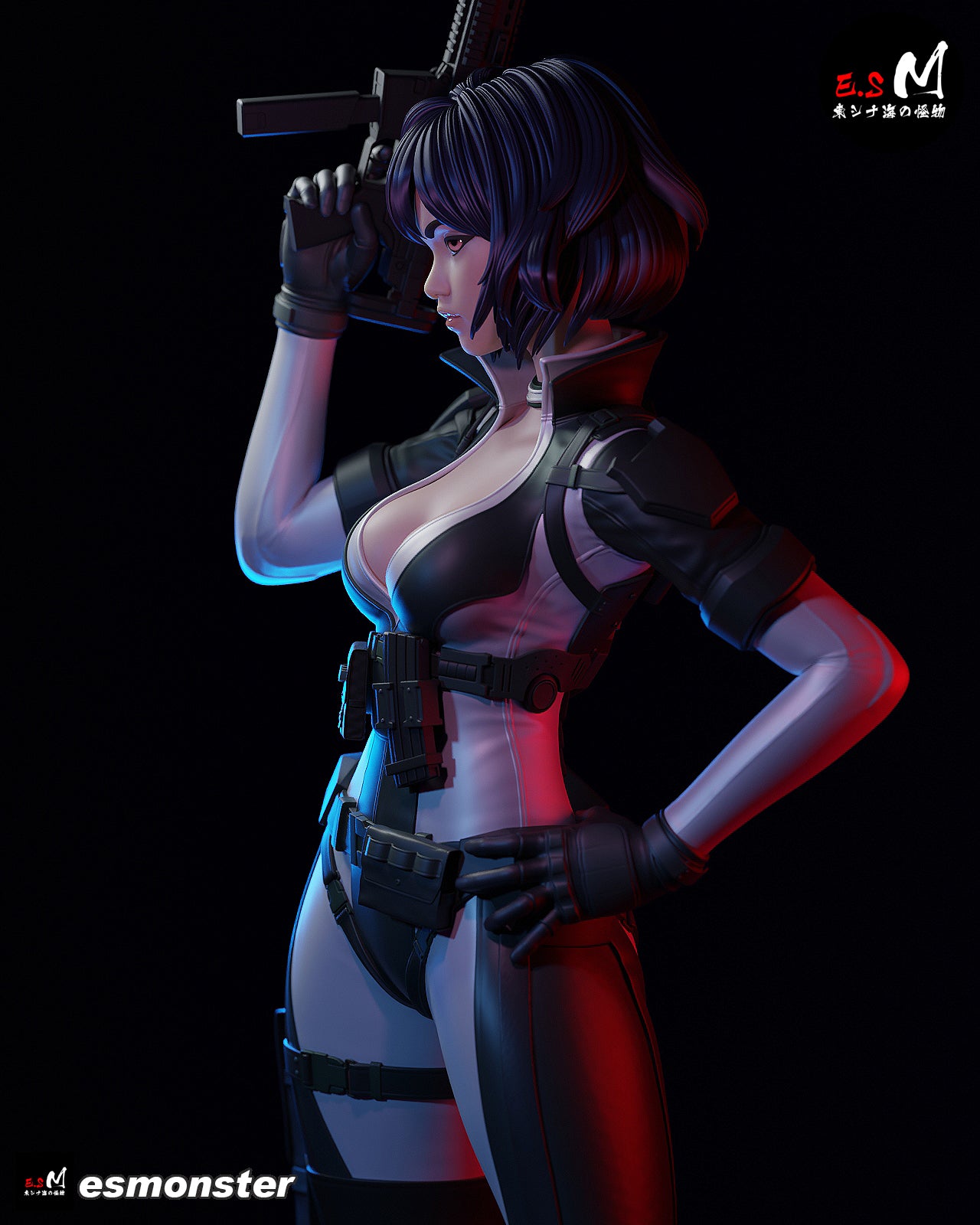 Motoko Kusanagi Statue