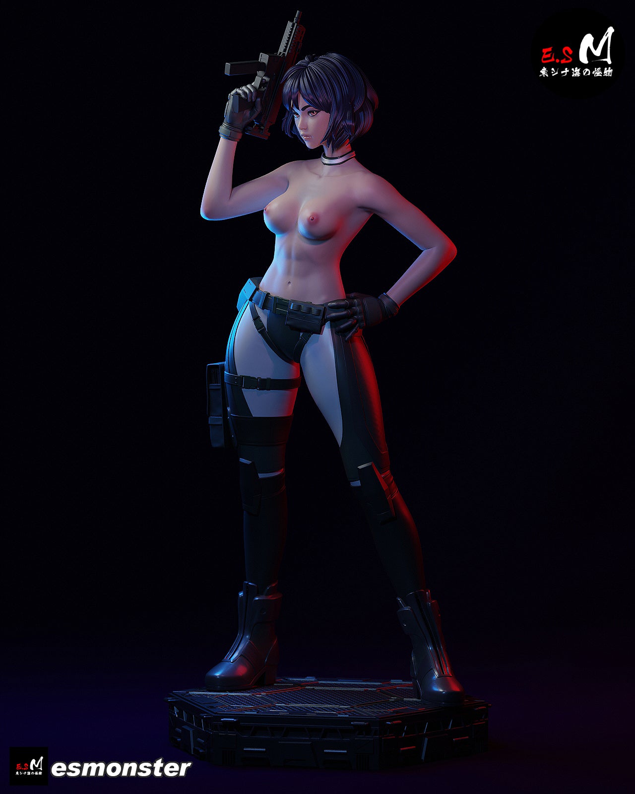 Motoko Kusanagi Statue