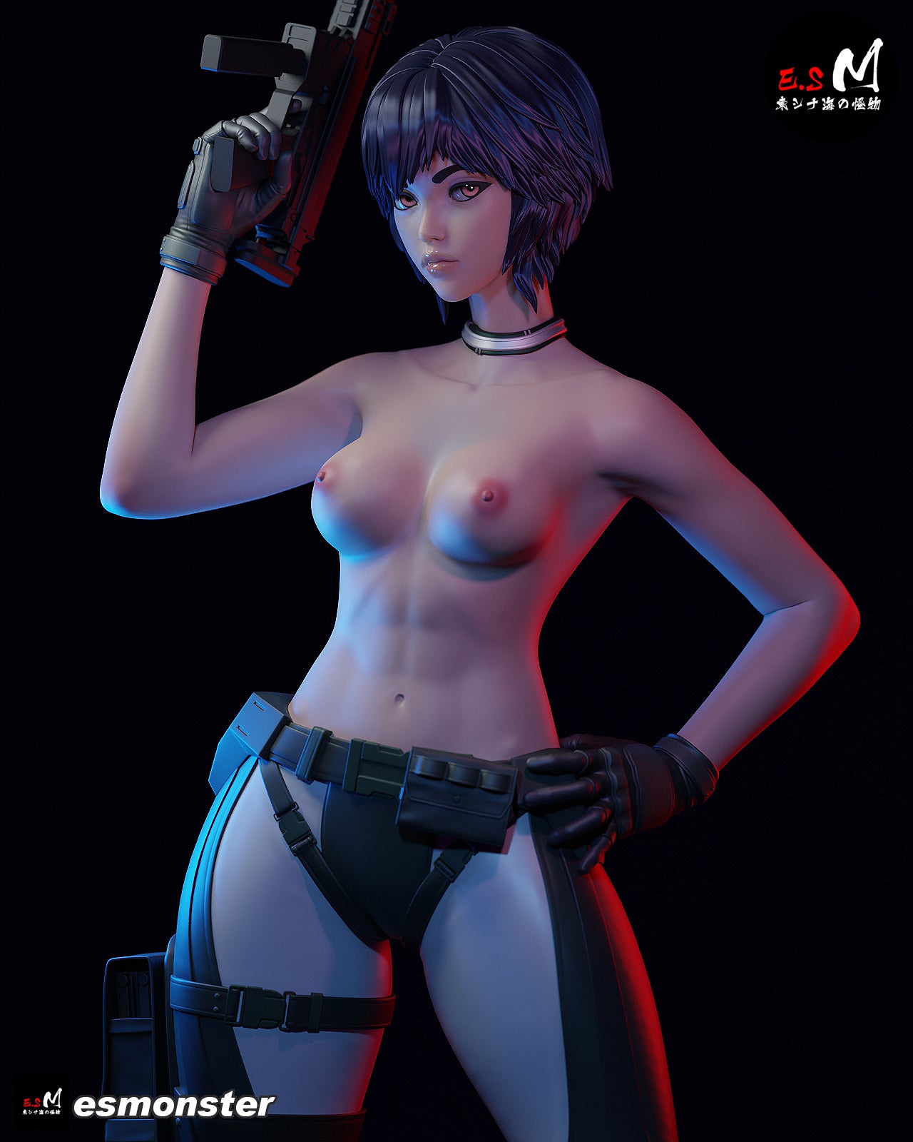 Motoko Kusanagi Statue