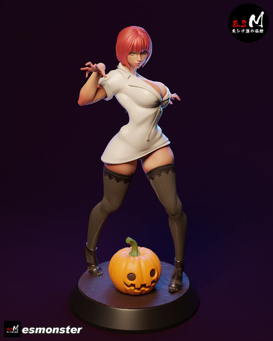 Lady Pumpkin Statue
