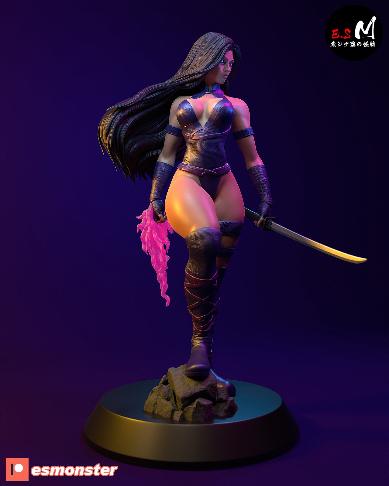 Psylocke Statue