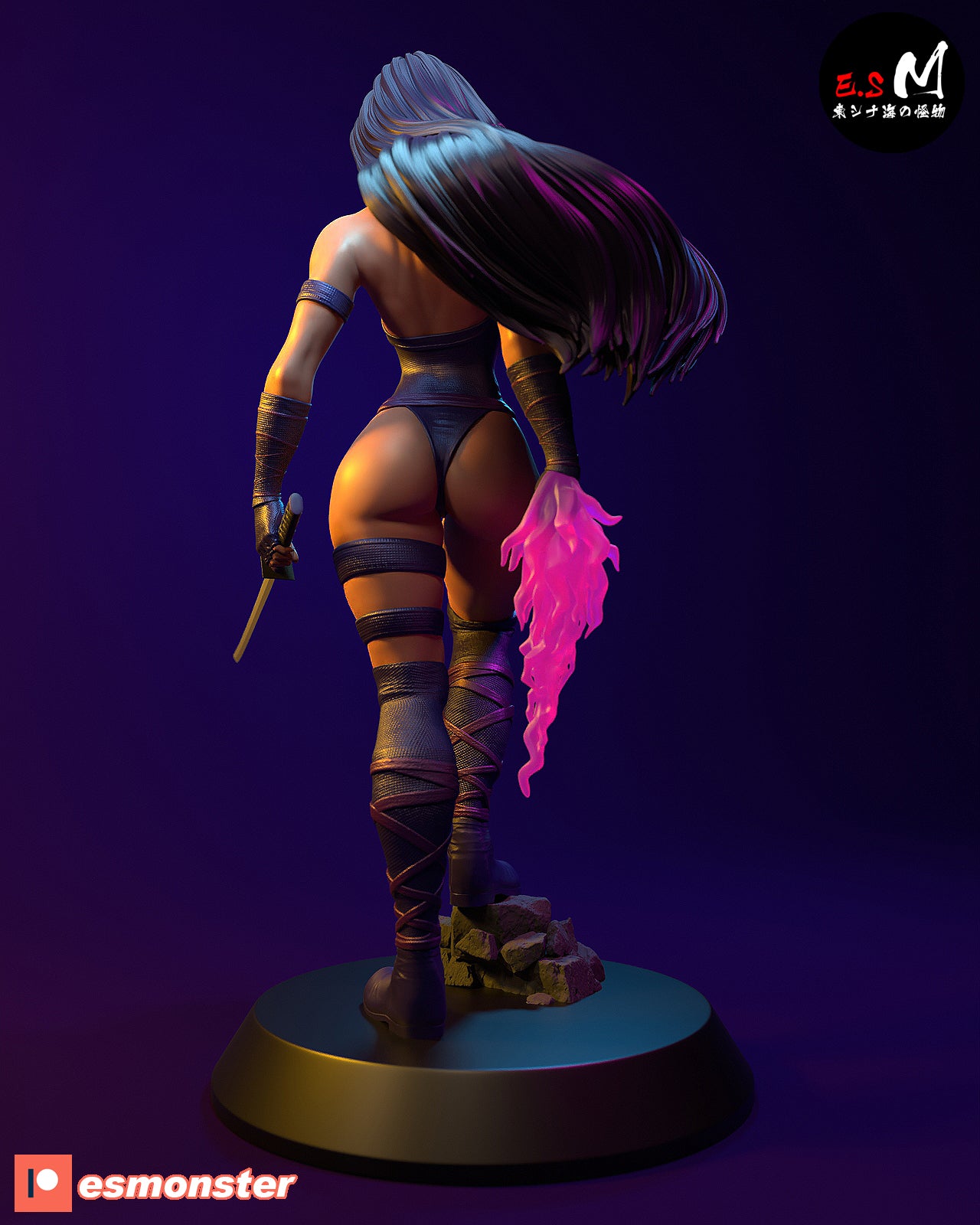 Psylocke Statue