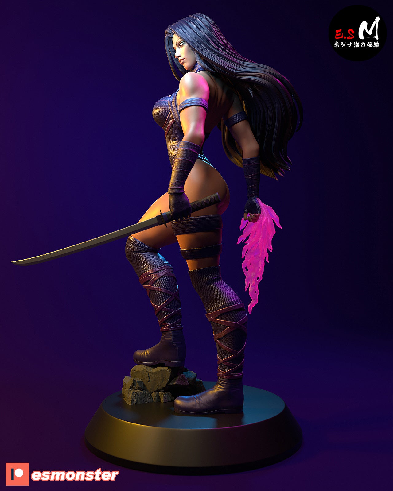 Psylocke Statue