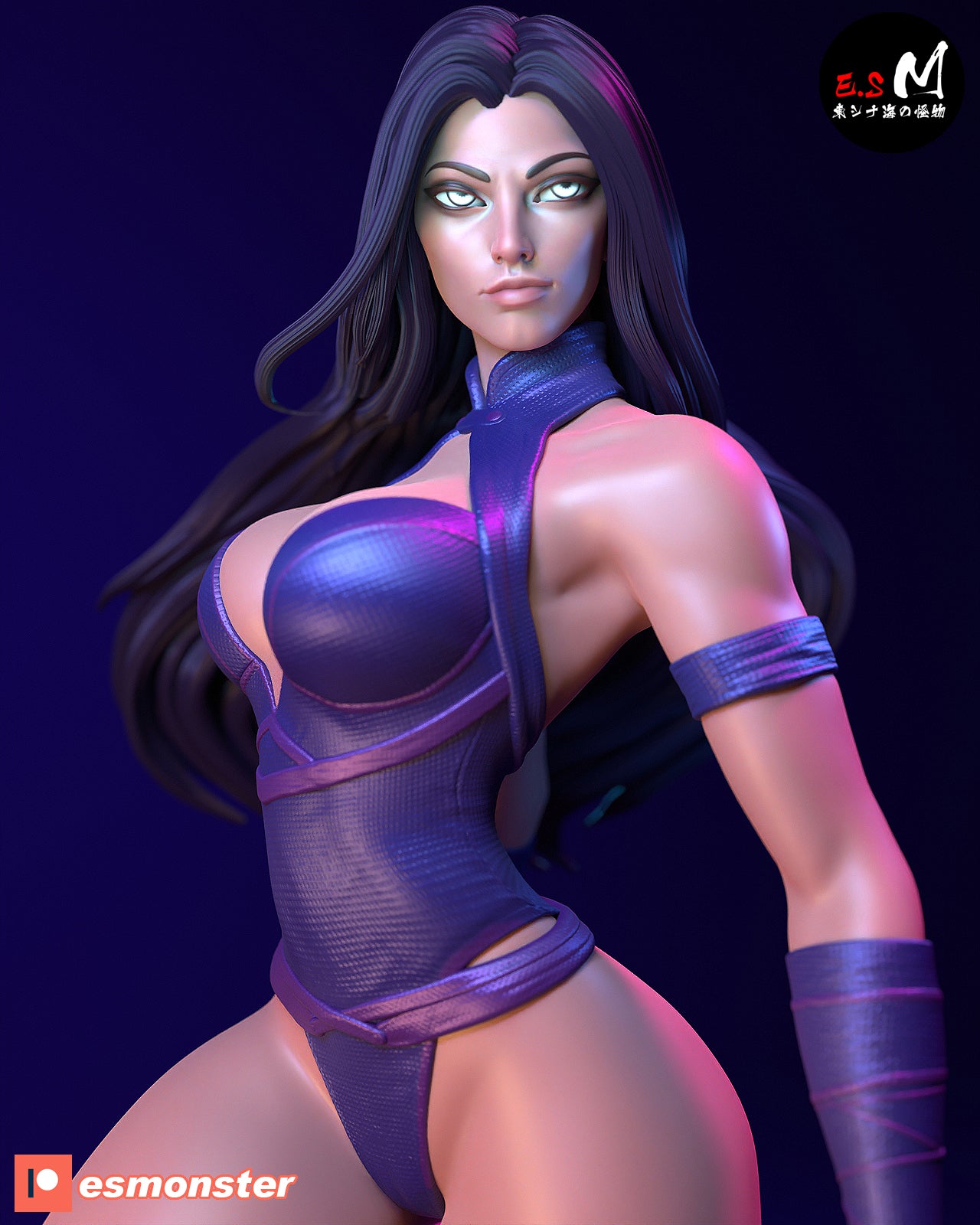 Psylocke Statue