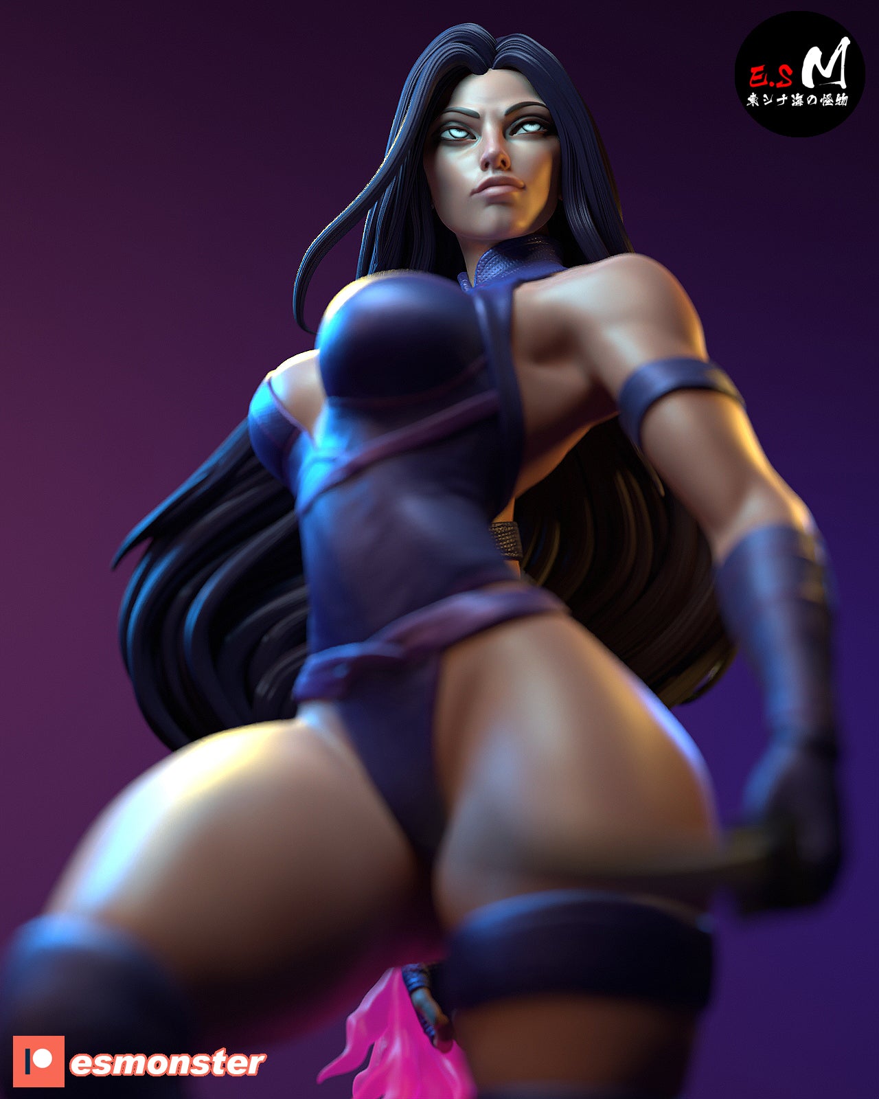Psylocke Statue