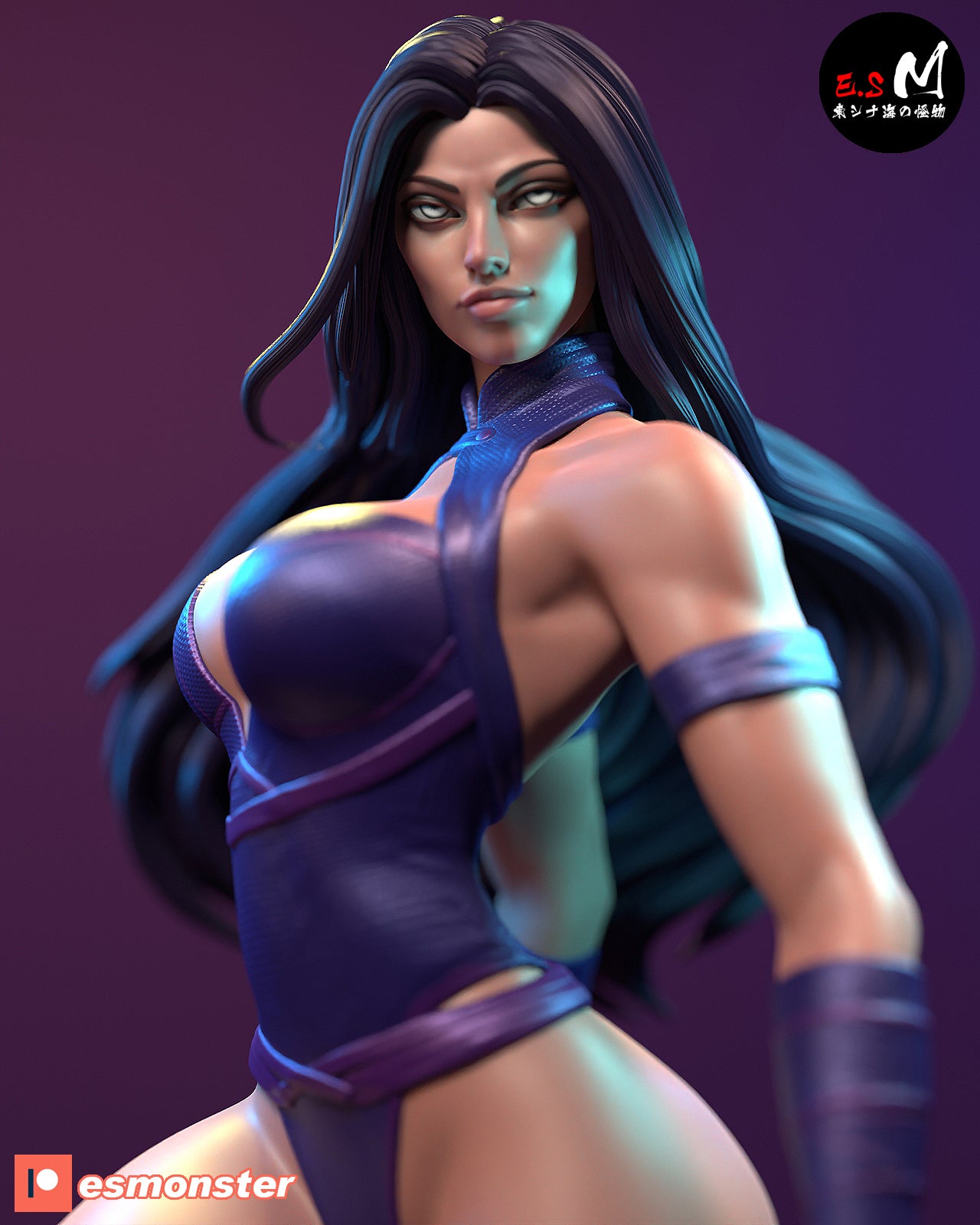 Psylocke Statue