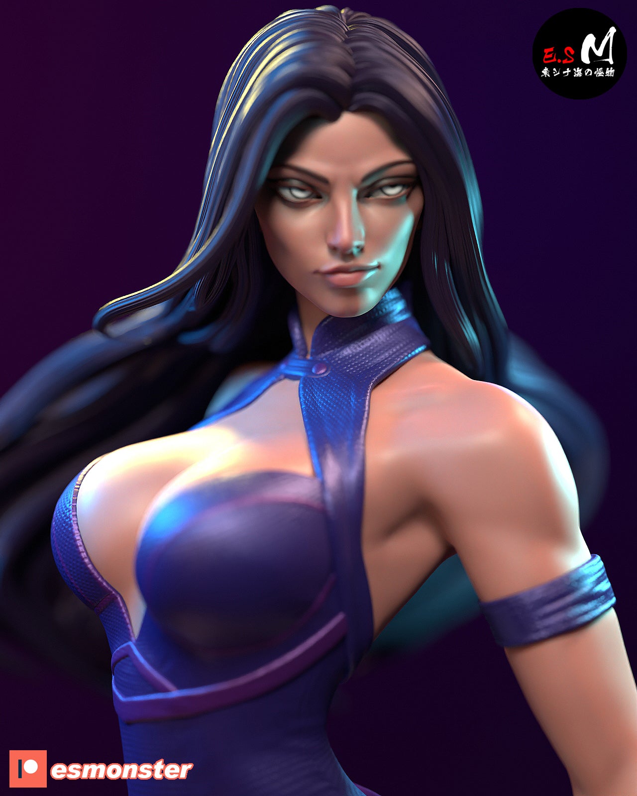 Psylocke Statue