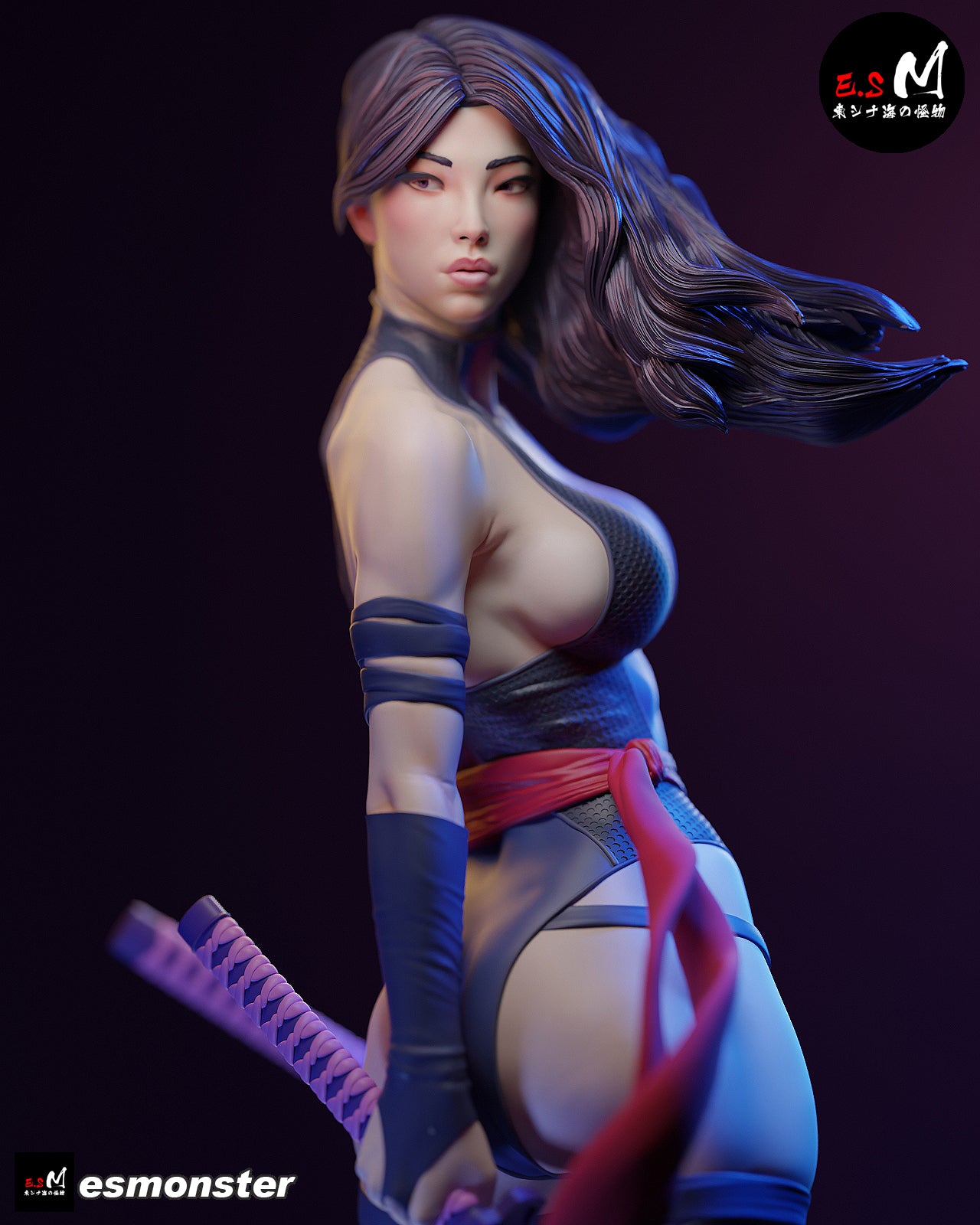 Psylocke V2 Statue