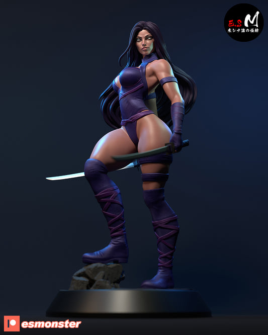 Psylocke Statue