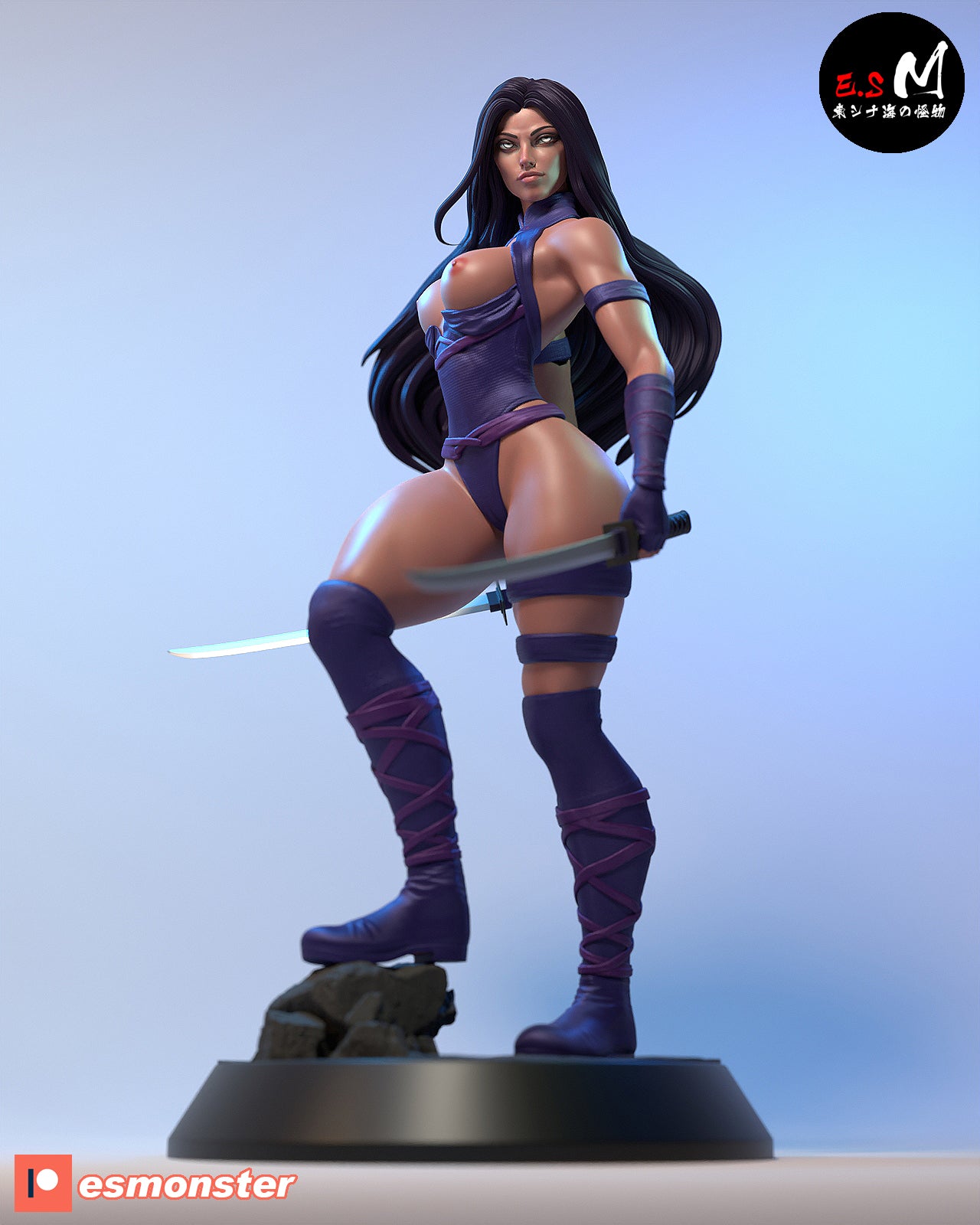 Psylocke Statue