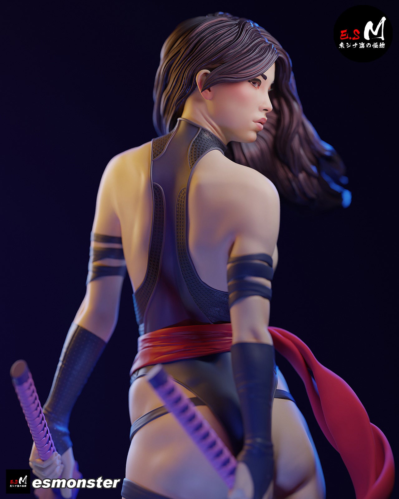 Psylocke V2 Statue