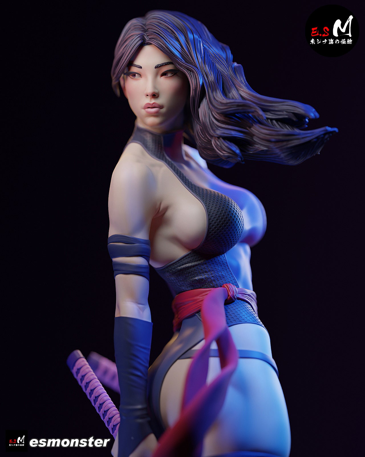 Psylocke V2 Statue