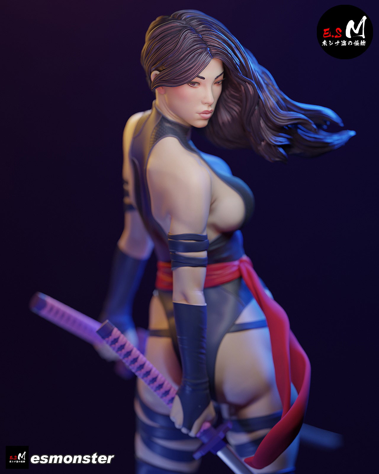 Psylocke V2 Statue