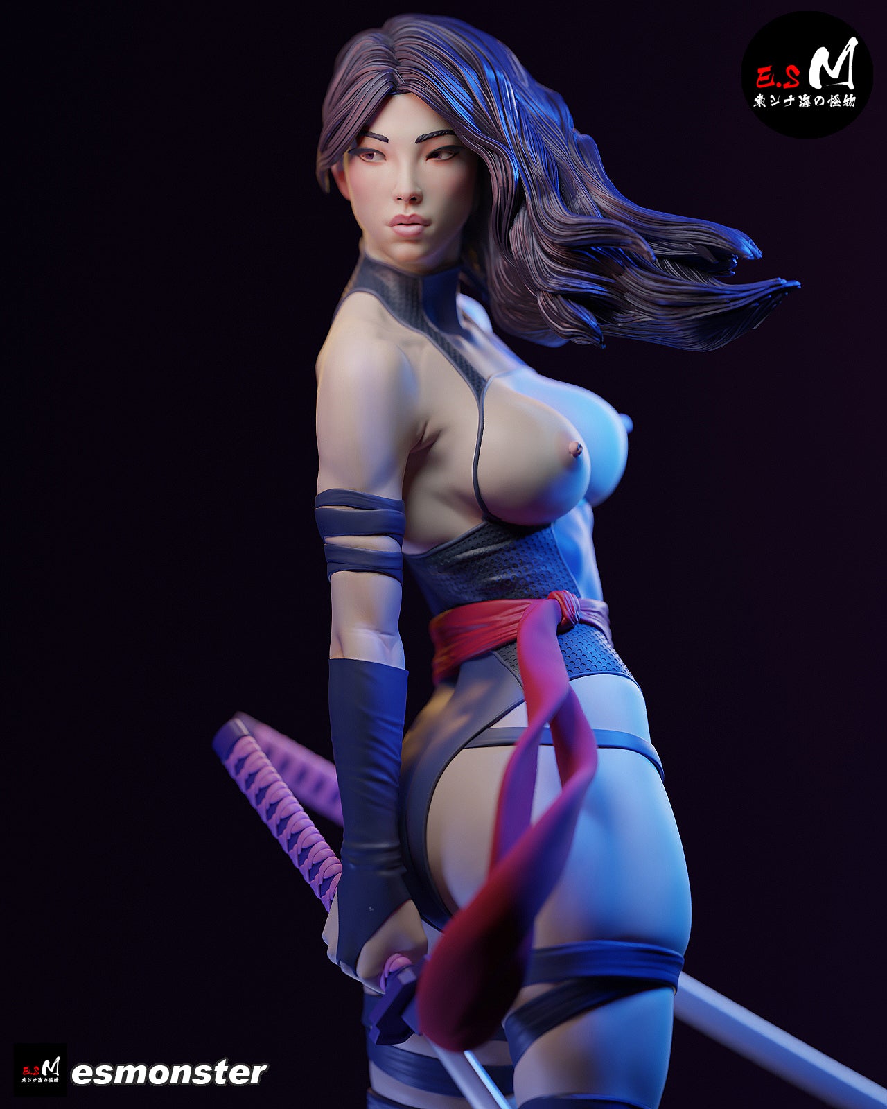 Psylocke V2 Statue