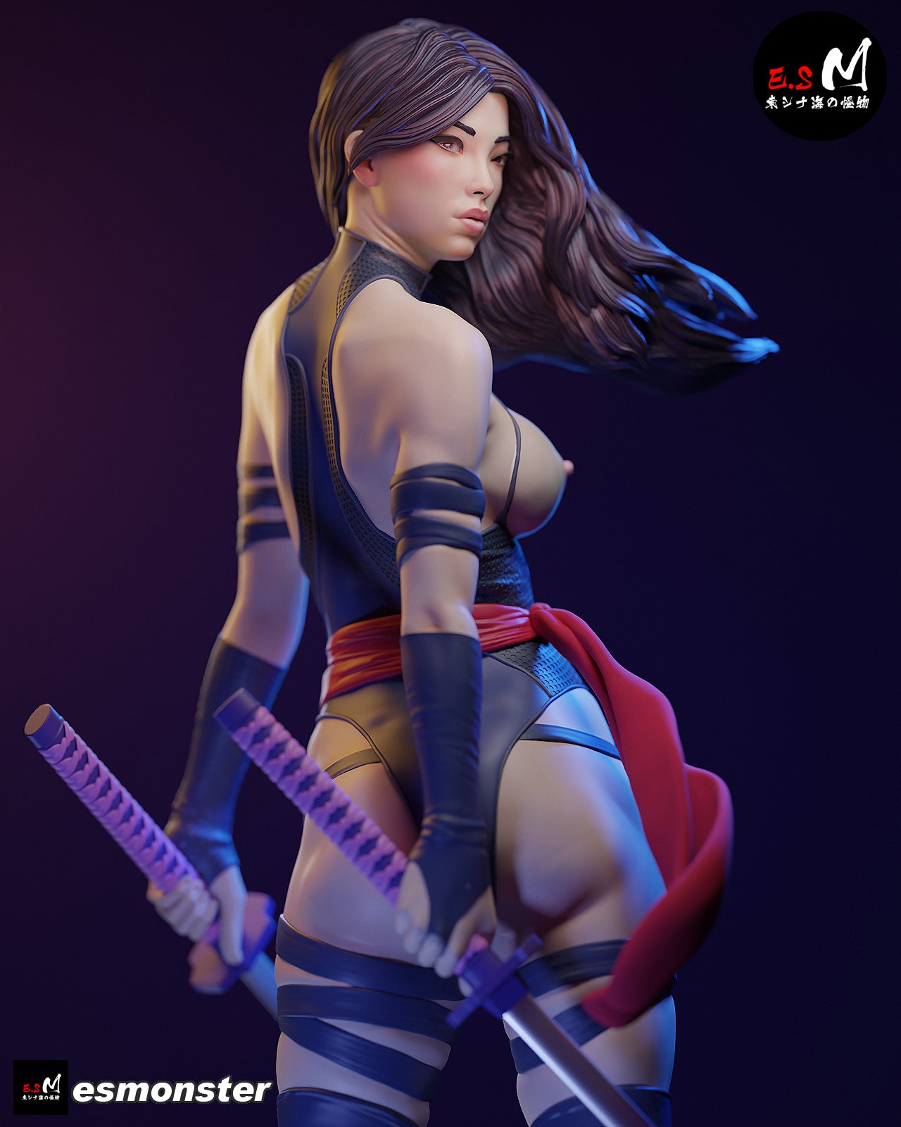 Psylocke V2 Statue