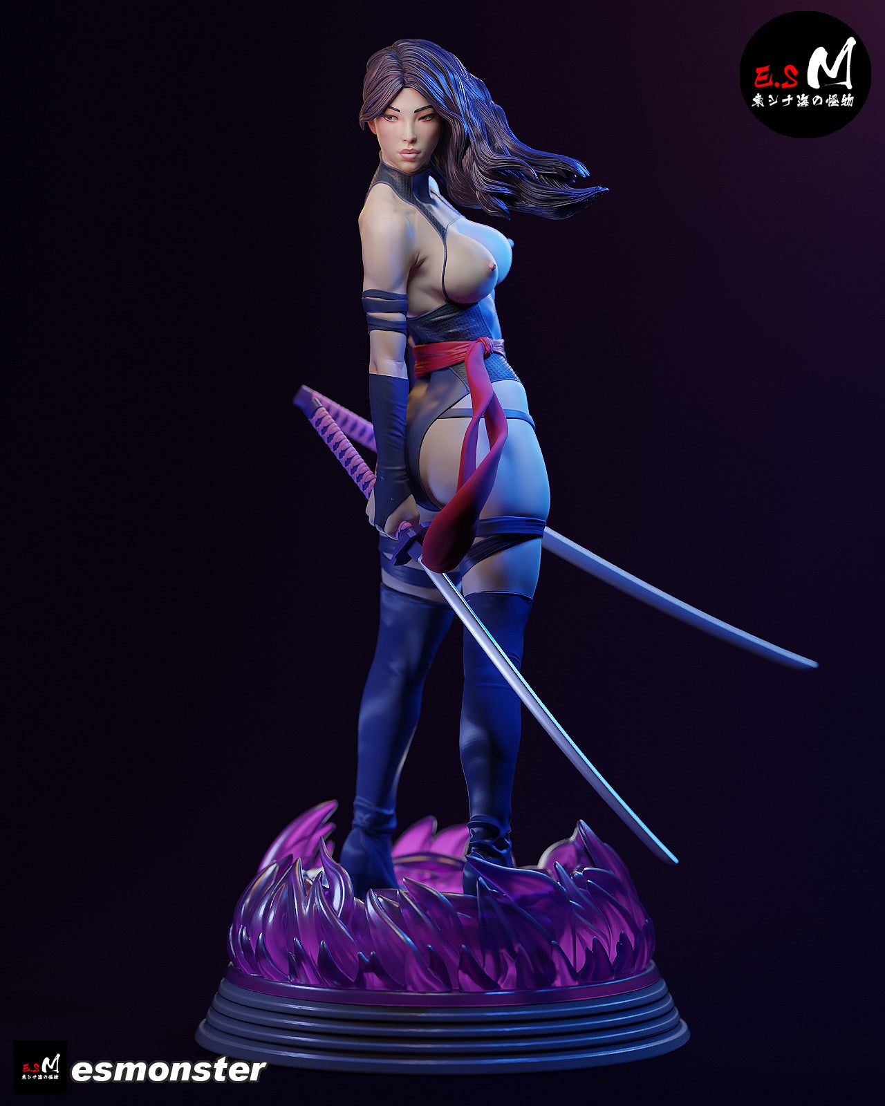 Psylocke V2 Statue