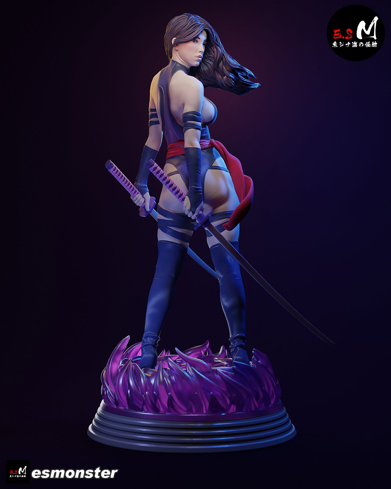 Psylocke V2 Statue