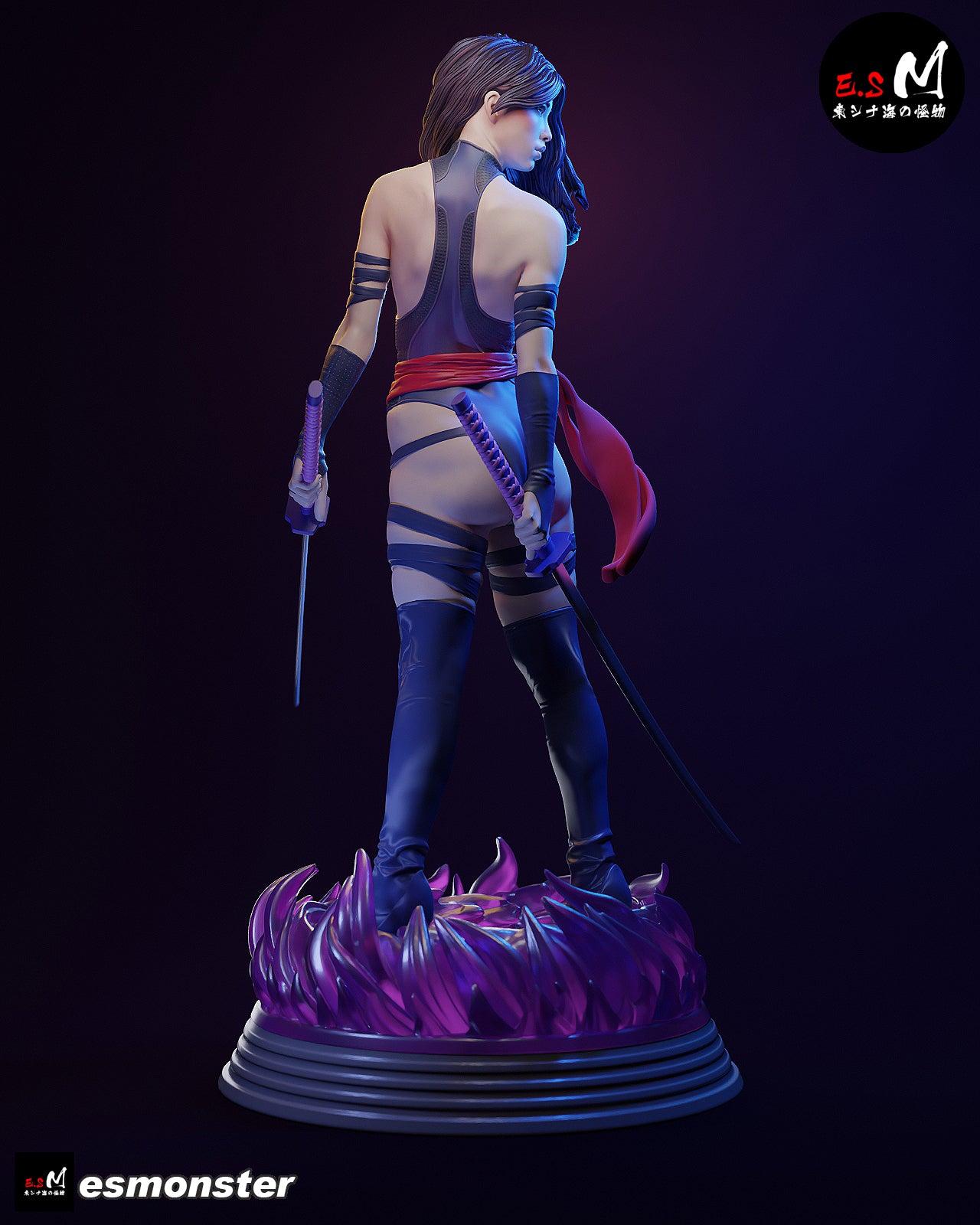 Psylocke V2 Statue