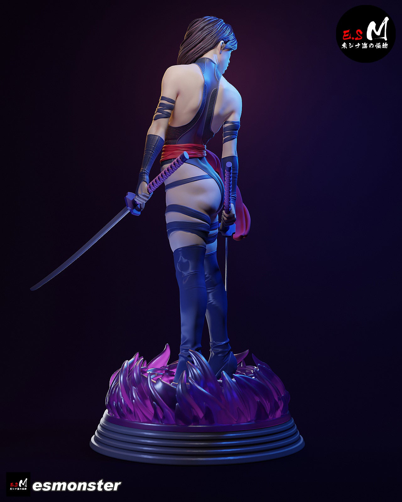Psylocke V2 Statue