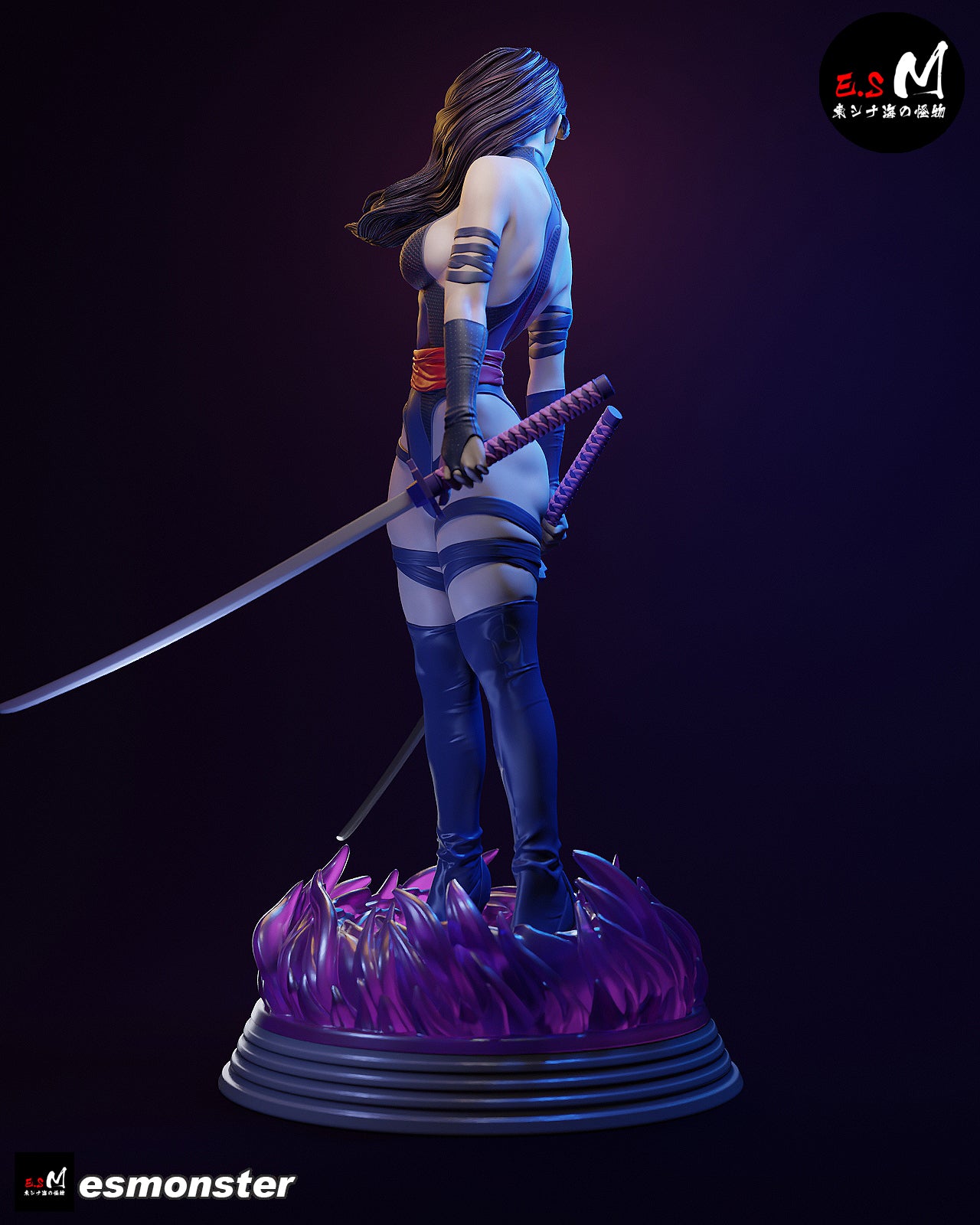 Psylocke V2 Statue