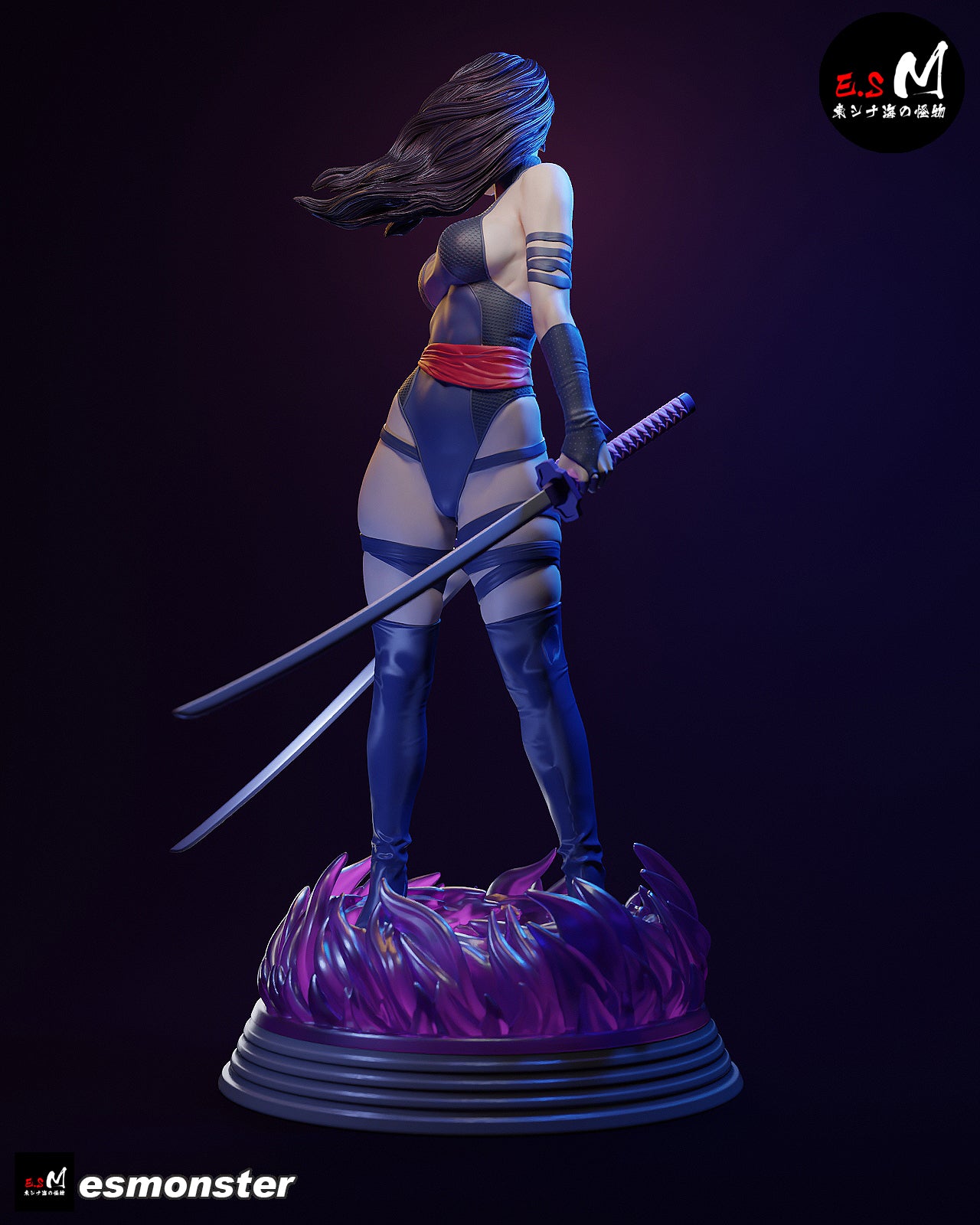 Psylocke V2 Statue