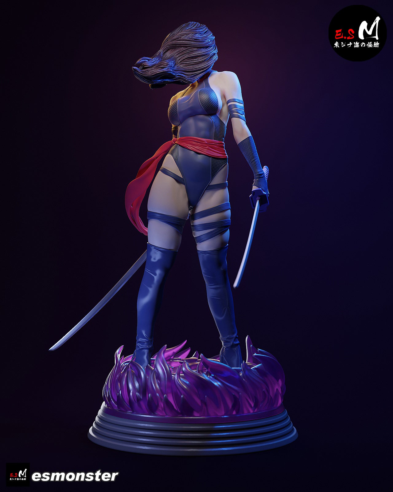 Psylocke V2 Statue