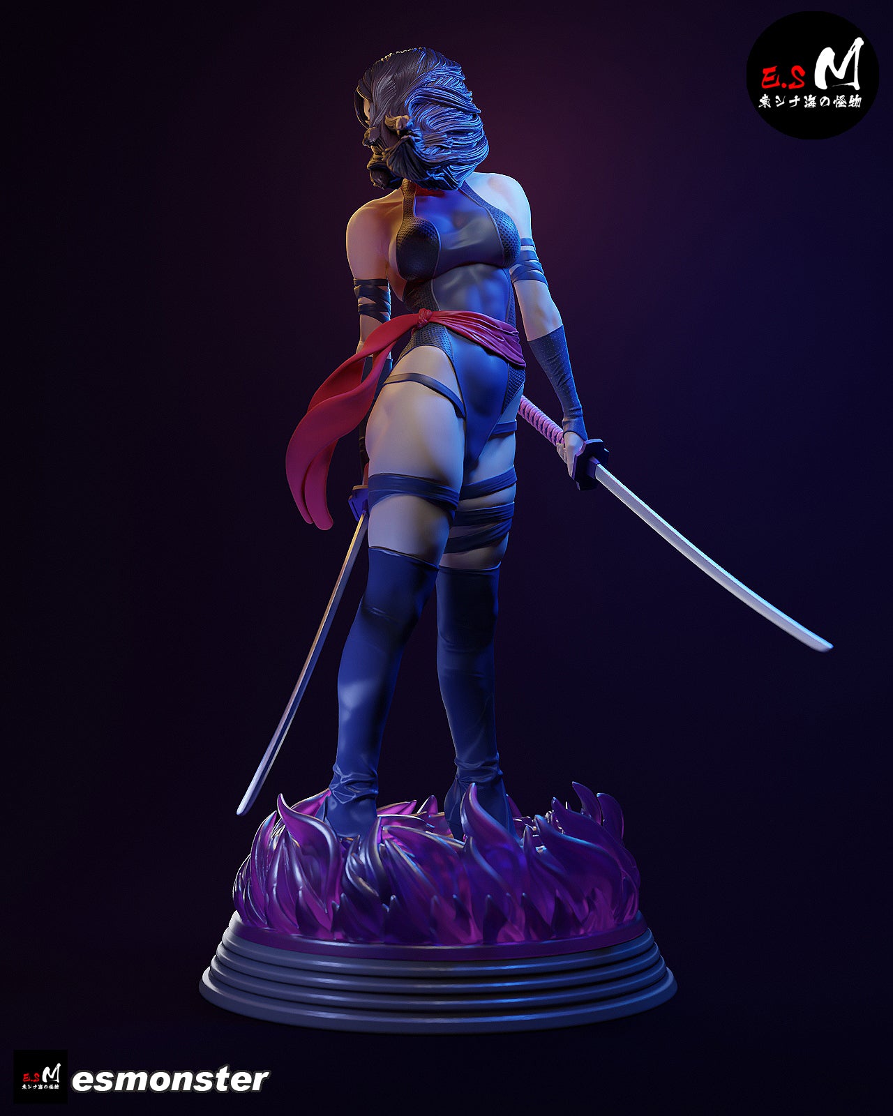 Psylocke V2 Statue