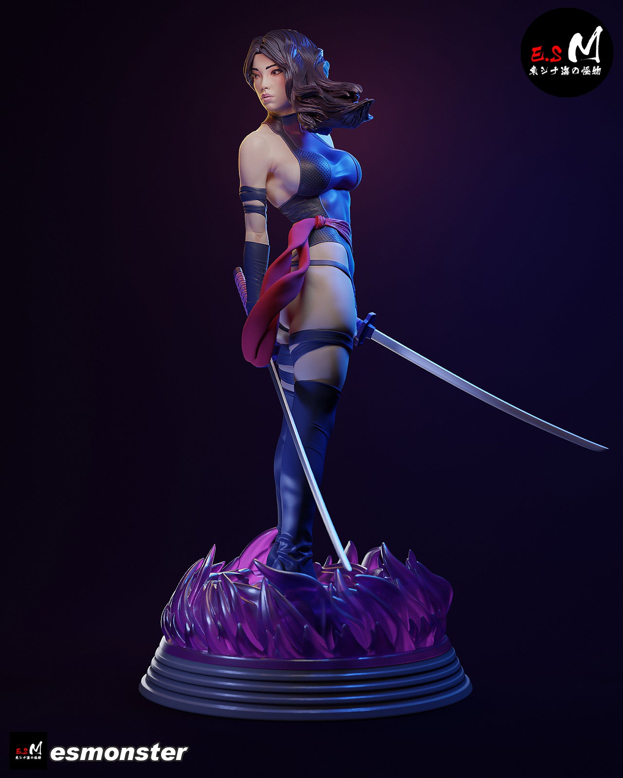 Psylocke V2 Statue