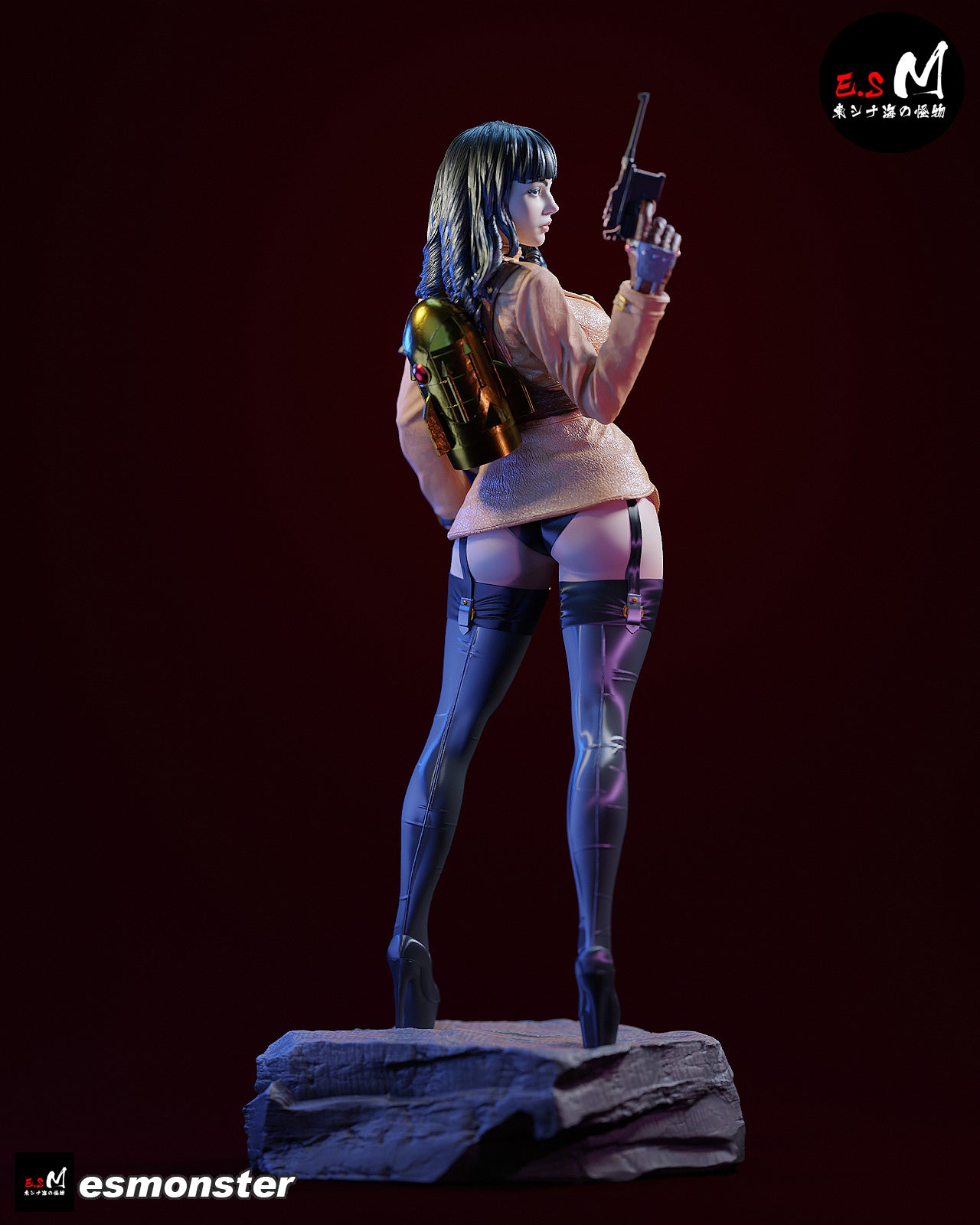 Rocketeer Statue