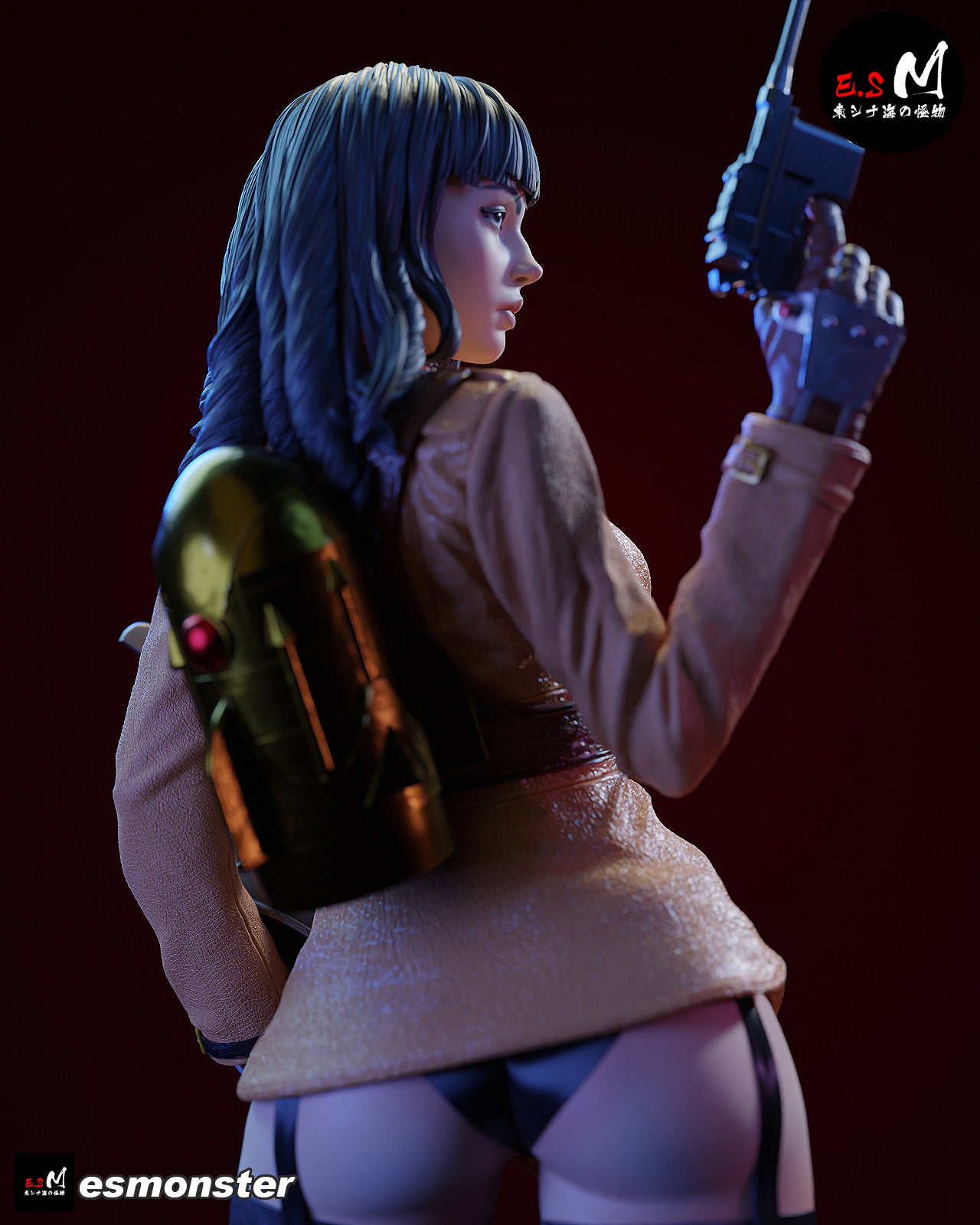 Rocketeer Statue
