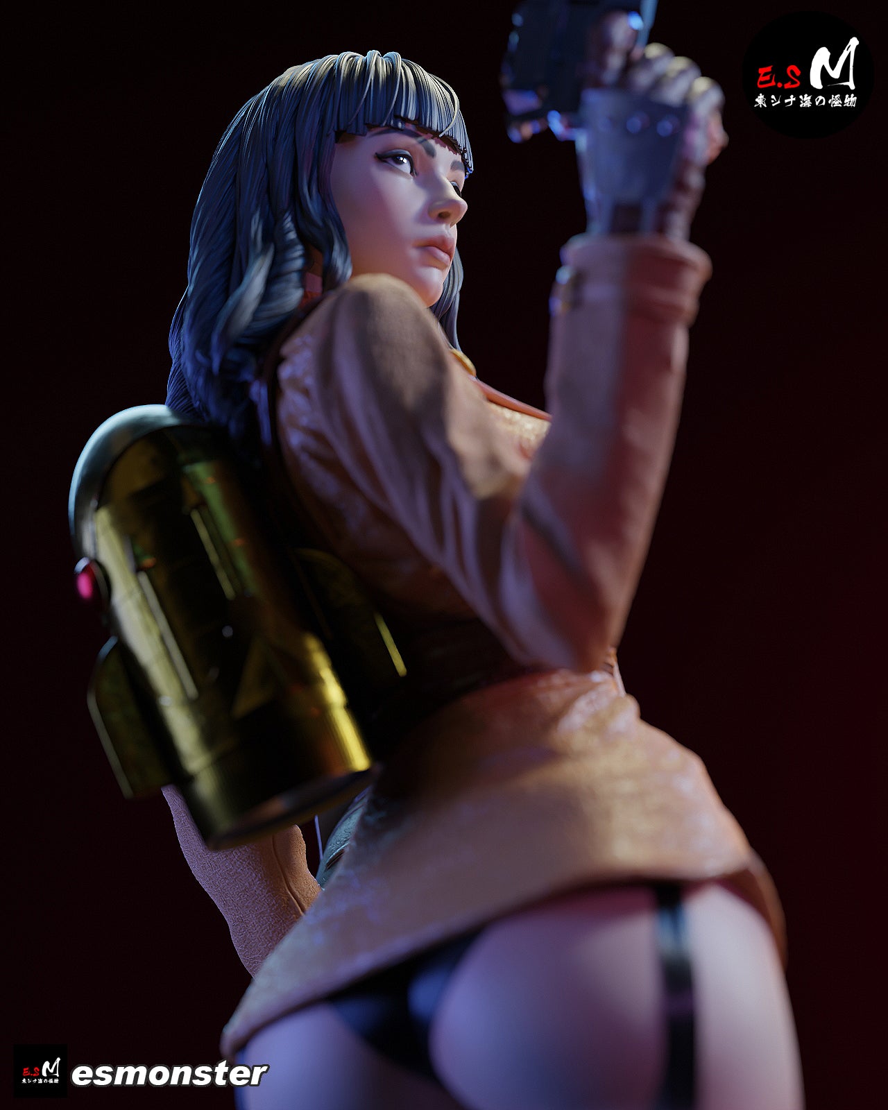 Rocketeer Statue