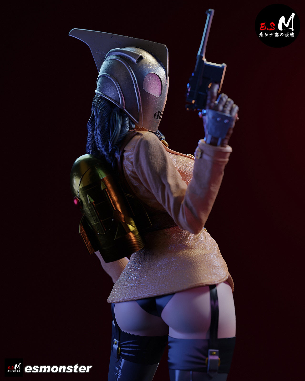 Rocketeer Statue