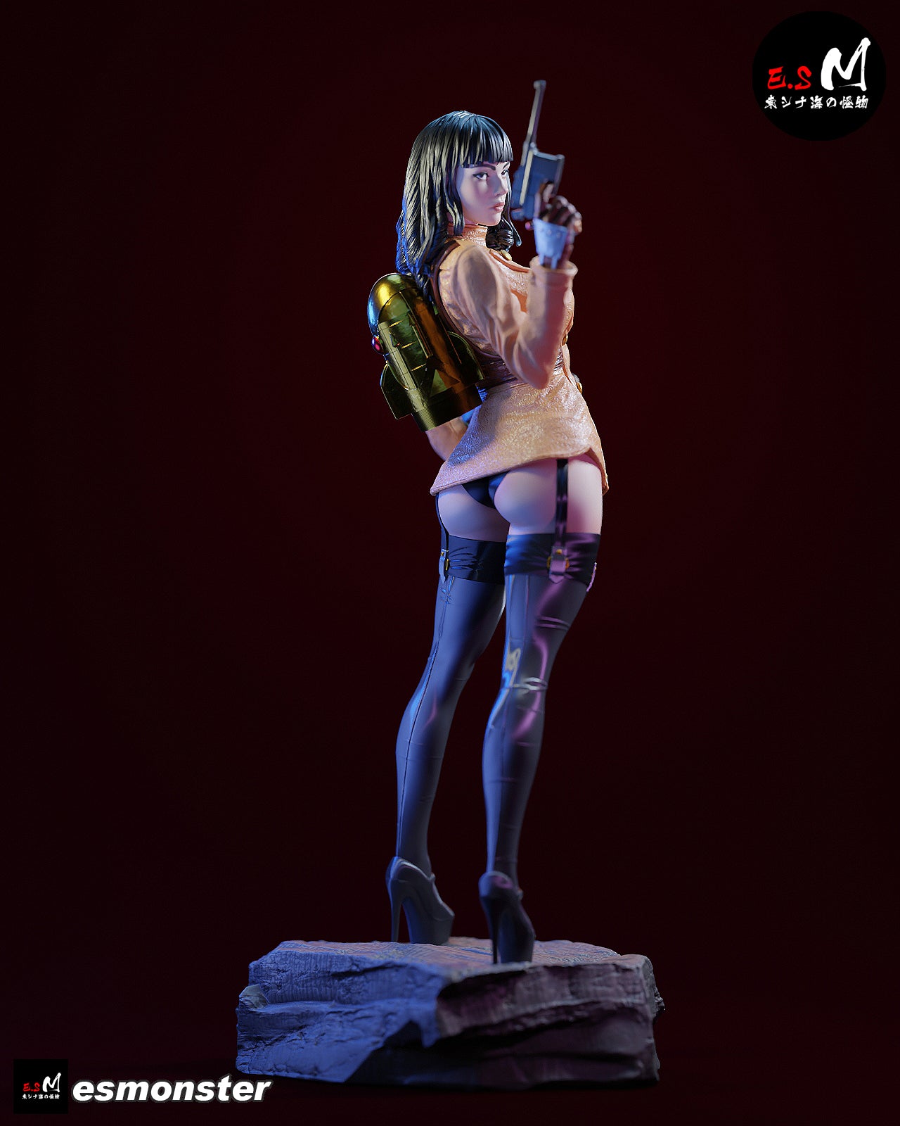 Rocketeer Statue