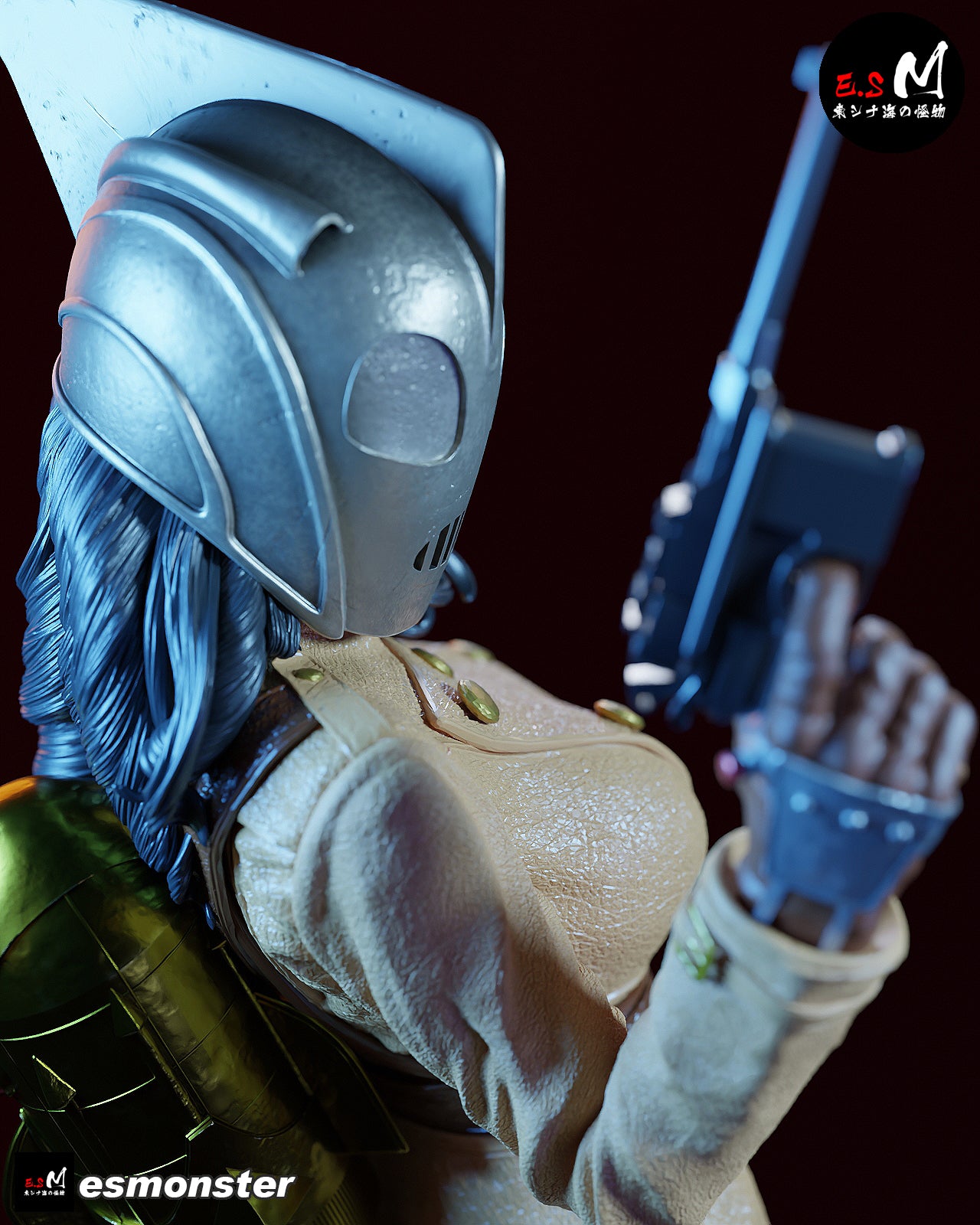 Rocketeer Statue