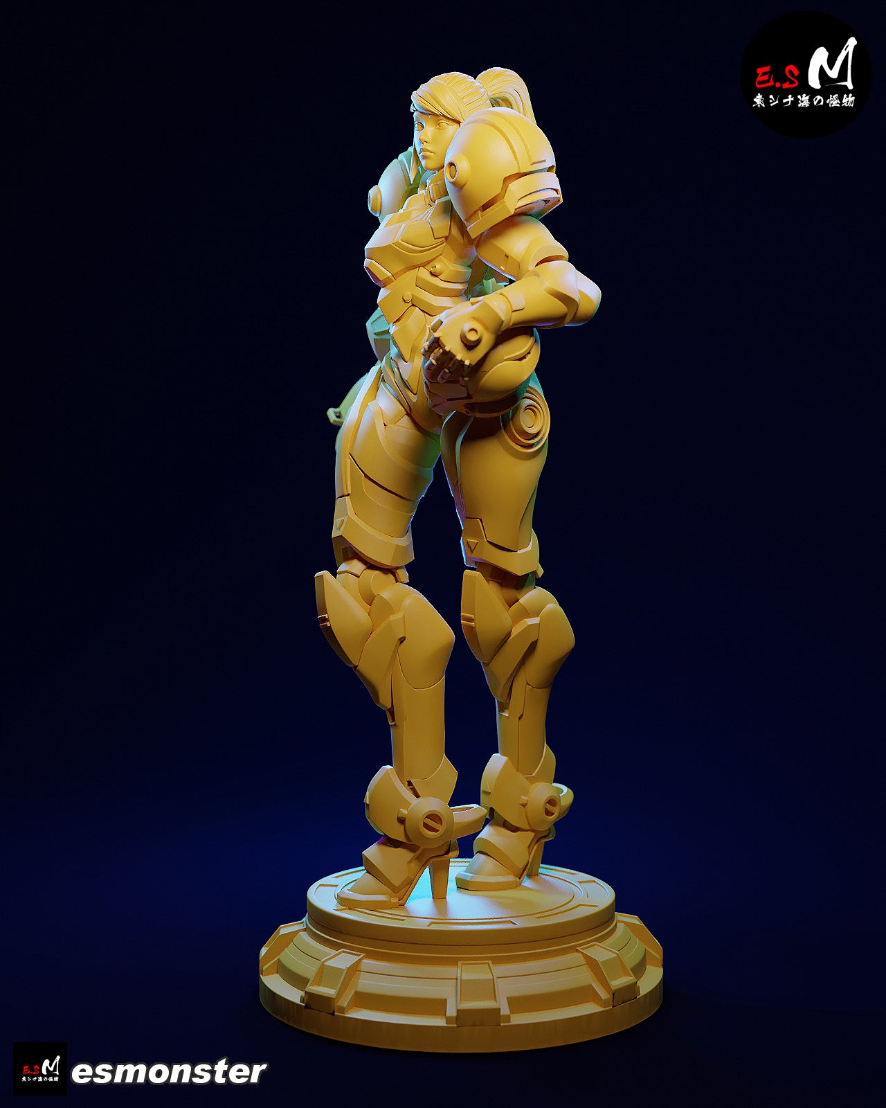 Samus Aran (Power Suit) Statue