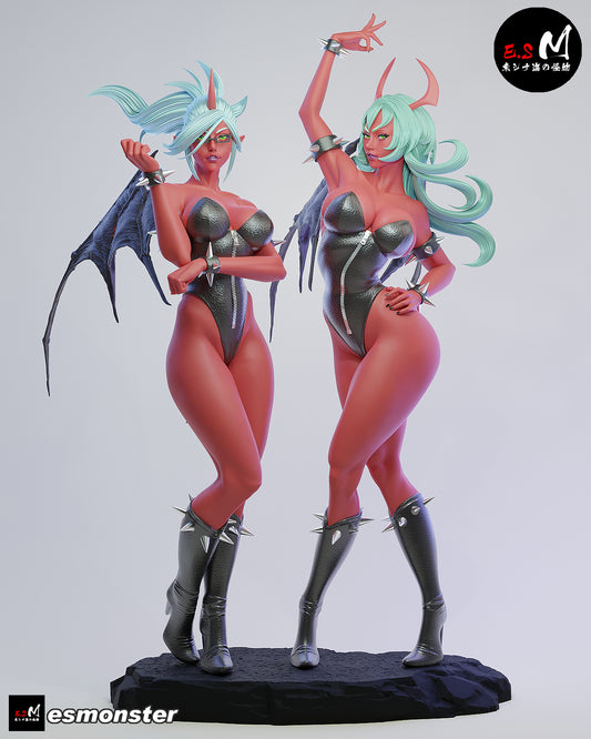 Scanty & Kneesocks Statue