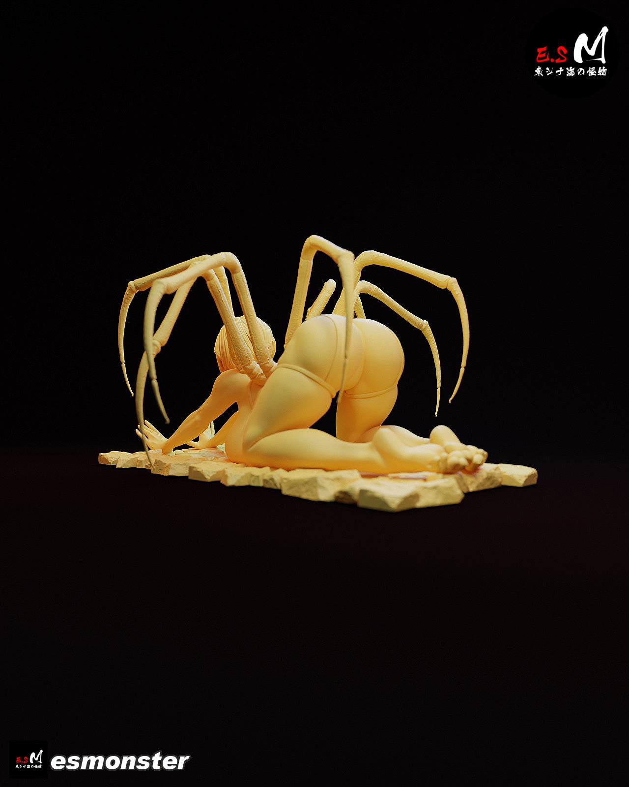 Spider Demon Statue 3D-Printed Kit