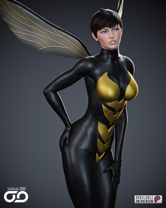 Wasp Statue 3D-Printed Kit