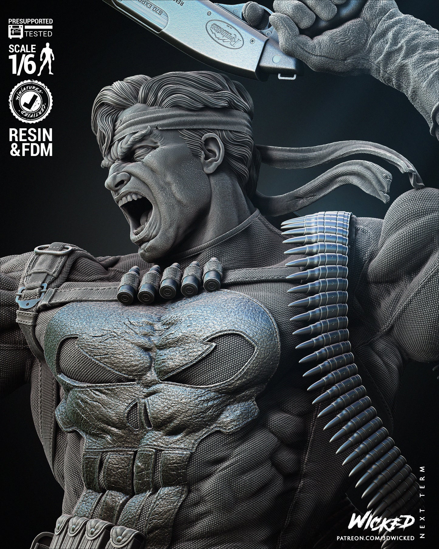 Marvel Punisher 2024 Statue