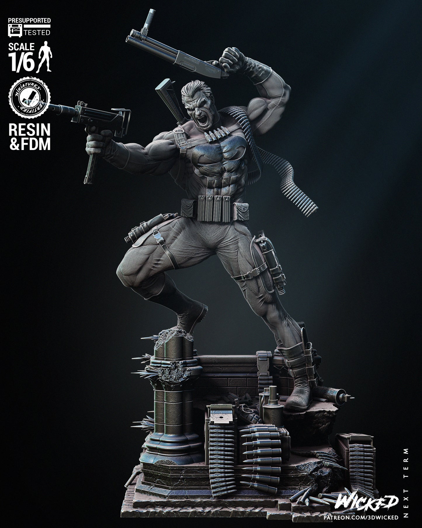 Marvel Punisher 2024 Statue