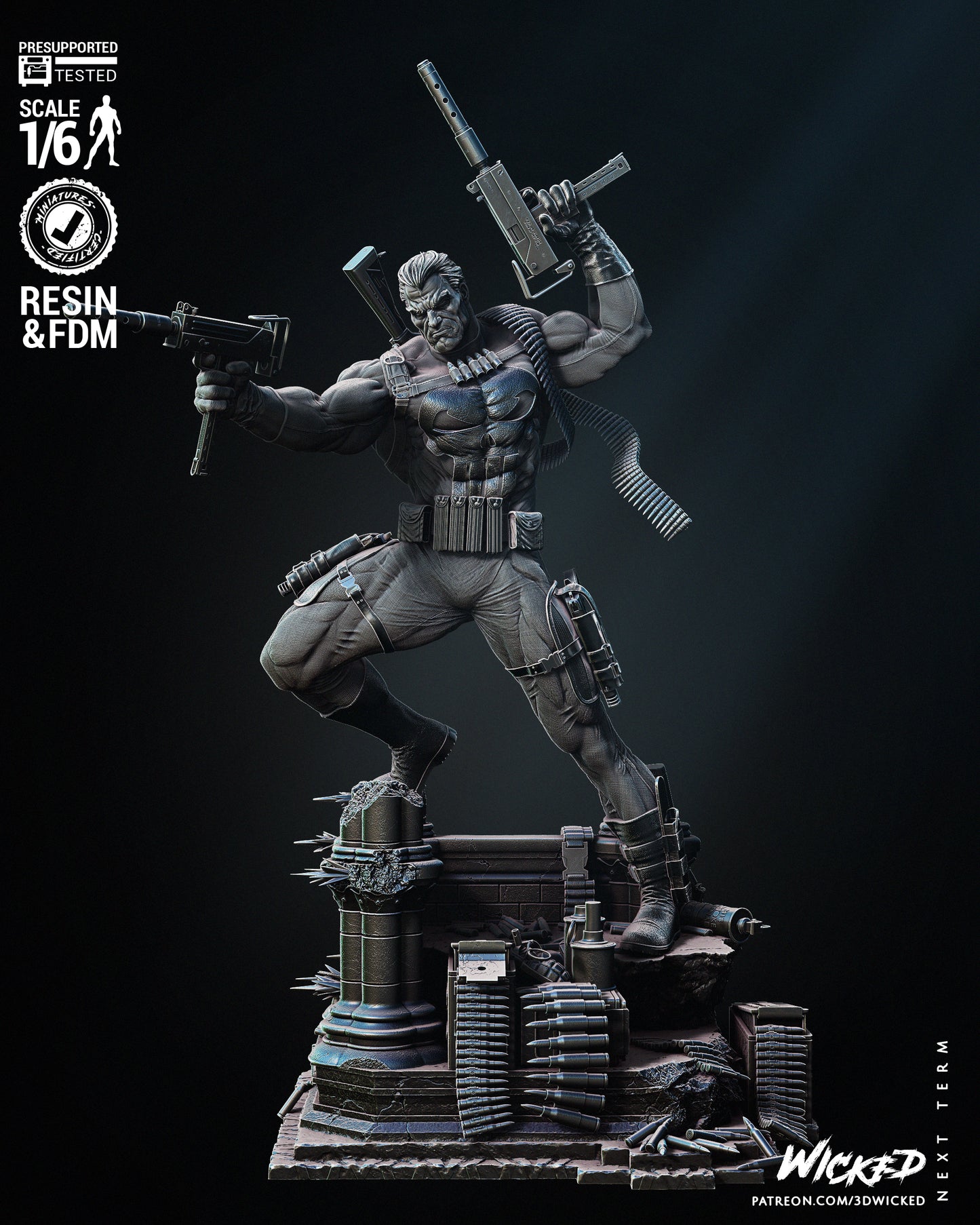 Marvel Punisher 2024 Statue