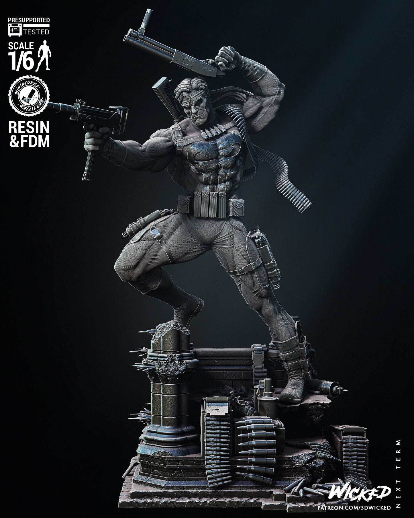 Marvel Punisher 2024 Statue