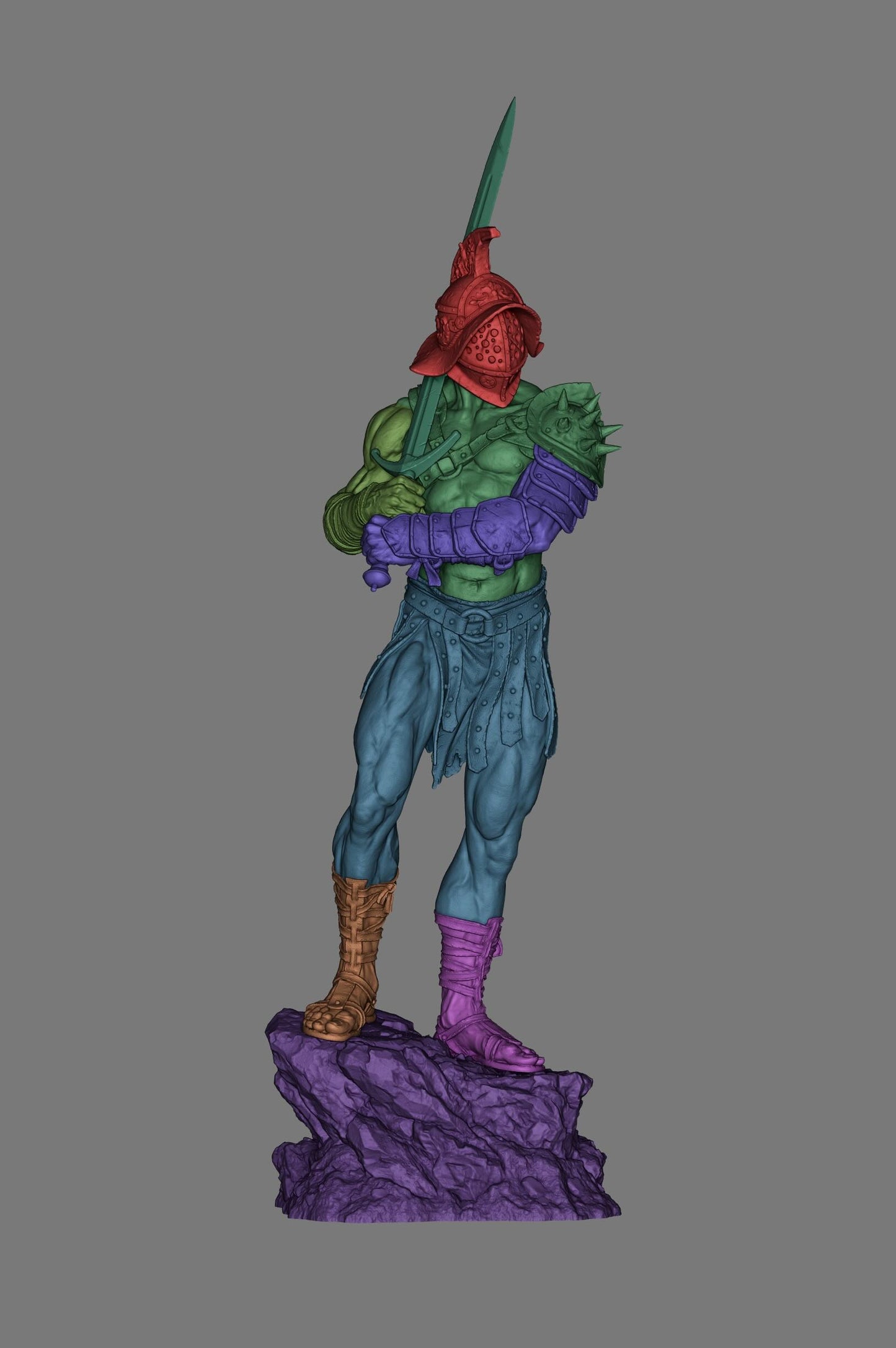 Gladiator Statue 3D-Printed Kit