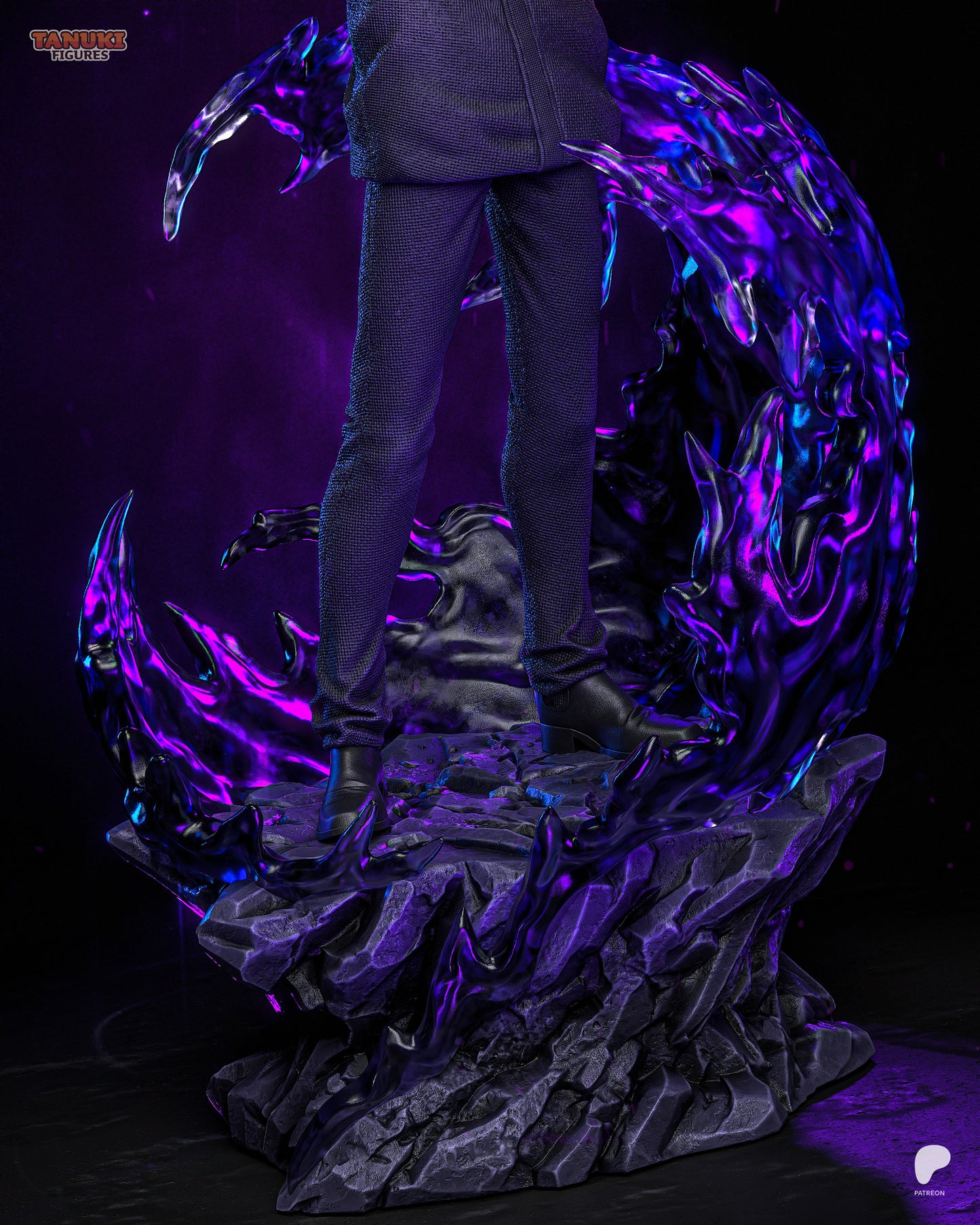 Satoru Gojo Statue 3D-Printed Kit