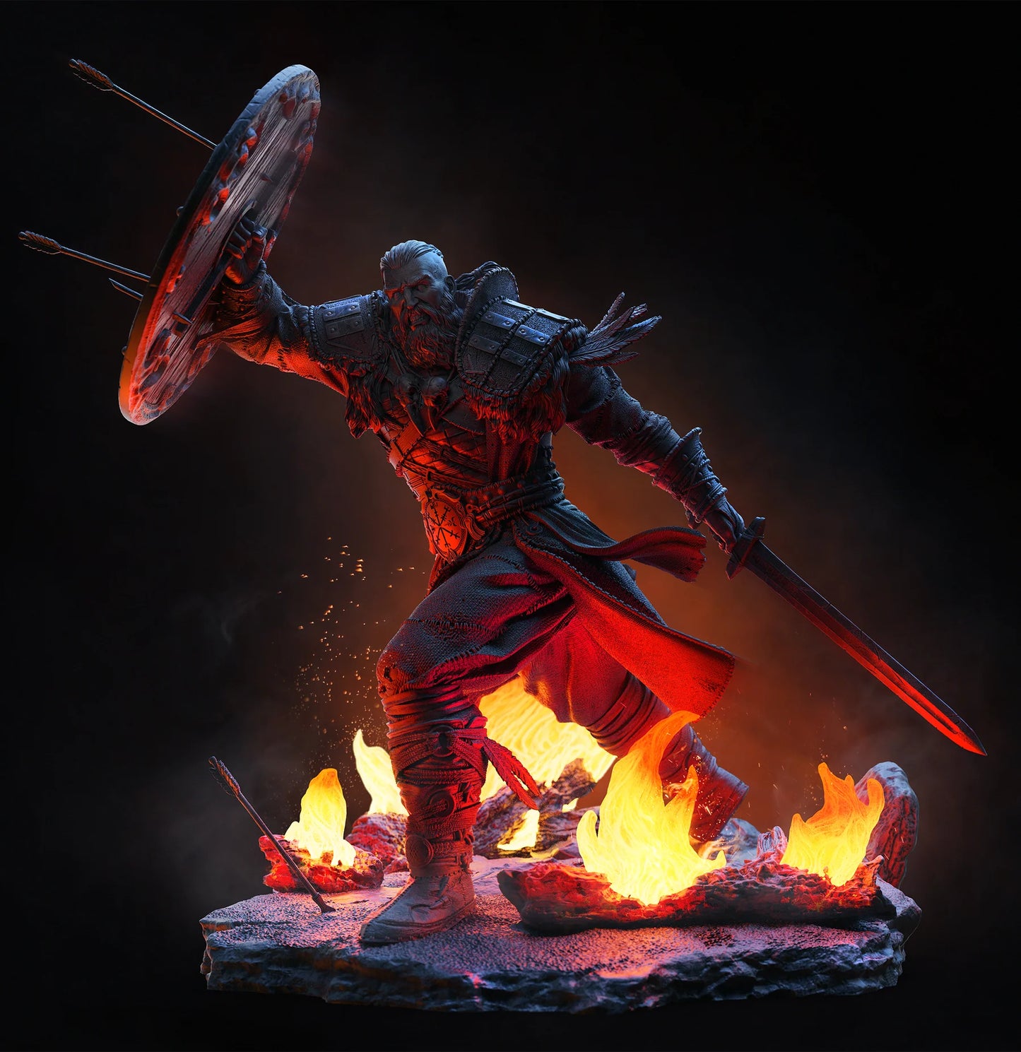 Huggin - The Protector Statue