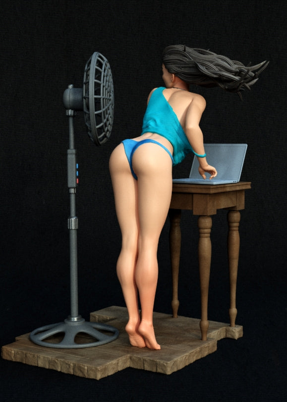 Summer Girl Statue 3D-Printed Kit