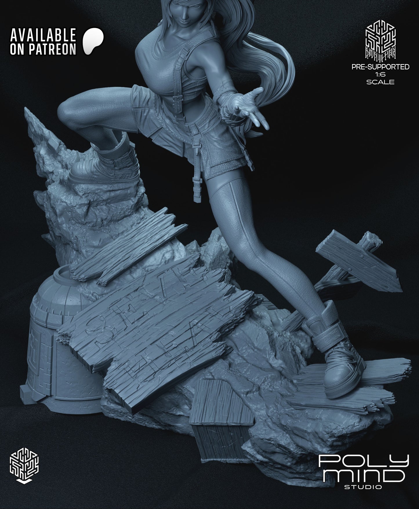 Tiffa Statue 3D-Printed Kit