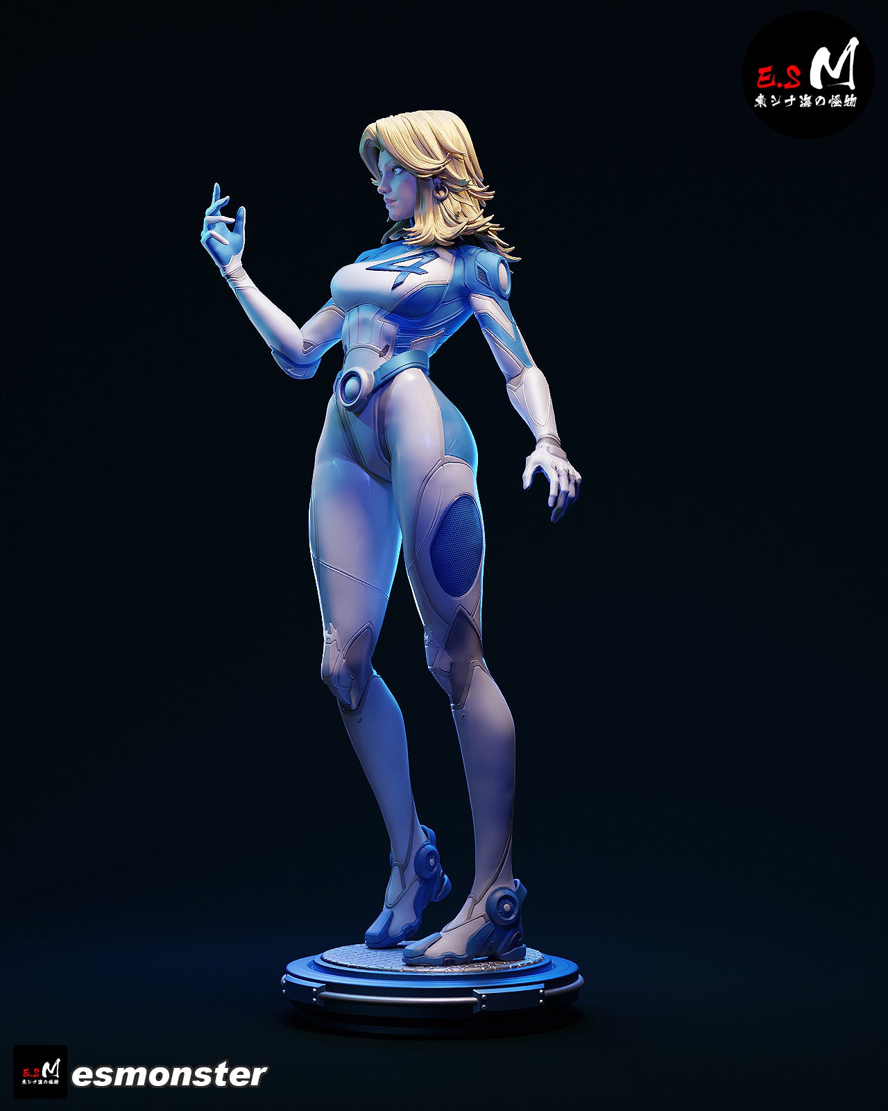 Invisible Woman (Pose 2) Statue