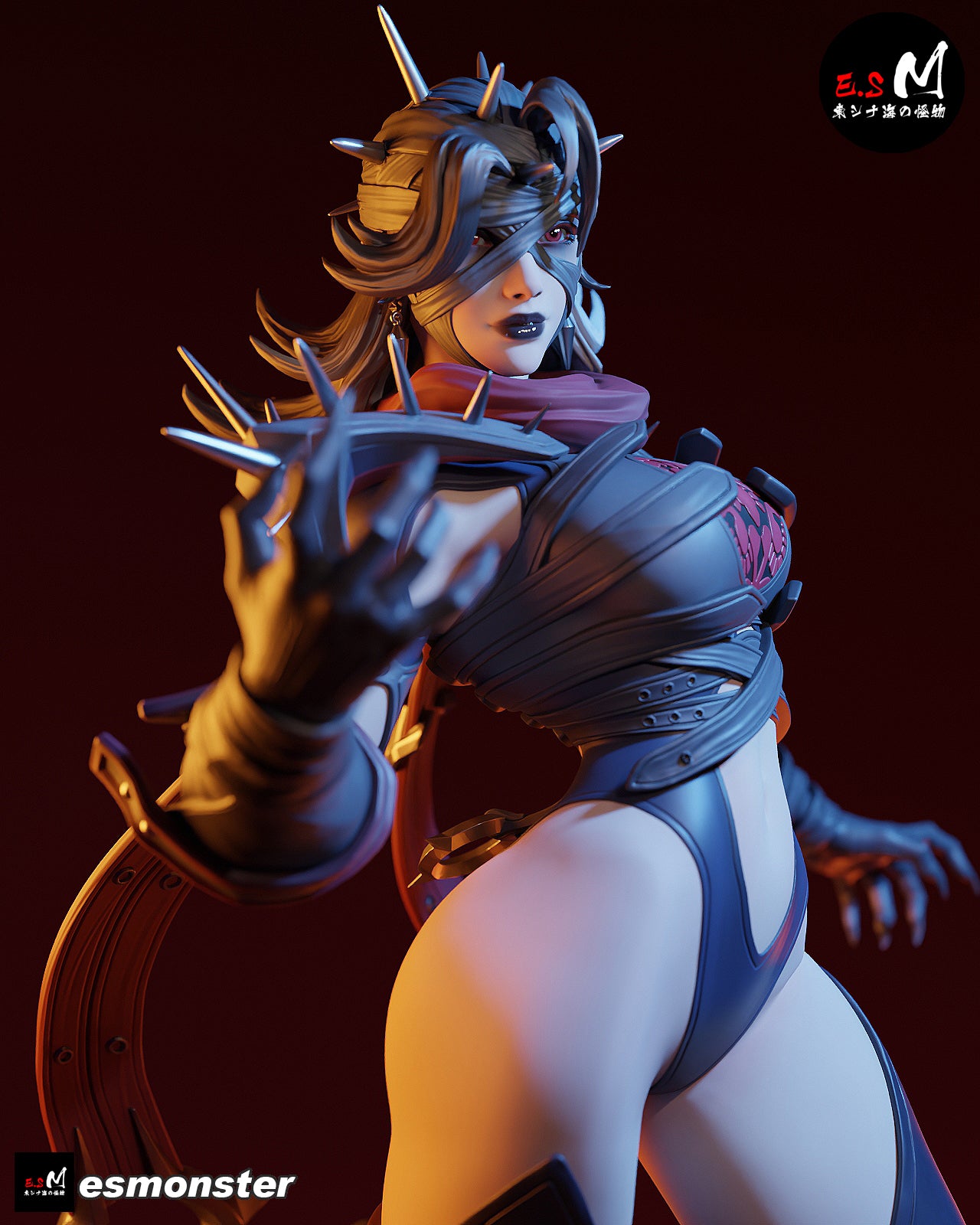 Malicious Invisible Woman (Pose 2) Statue