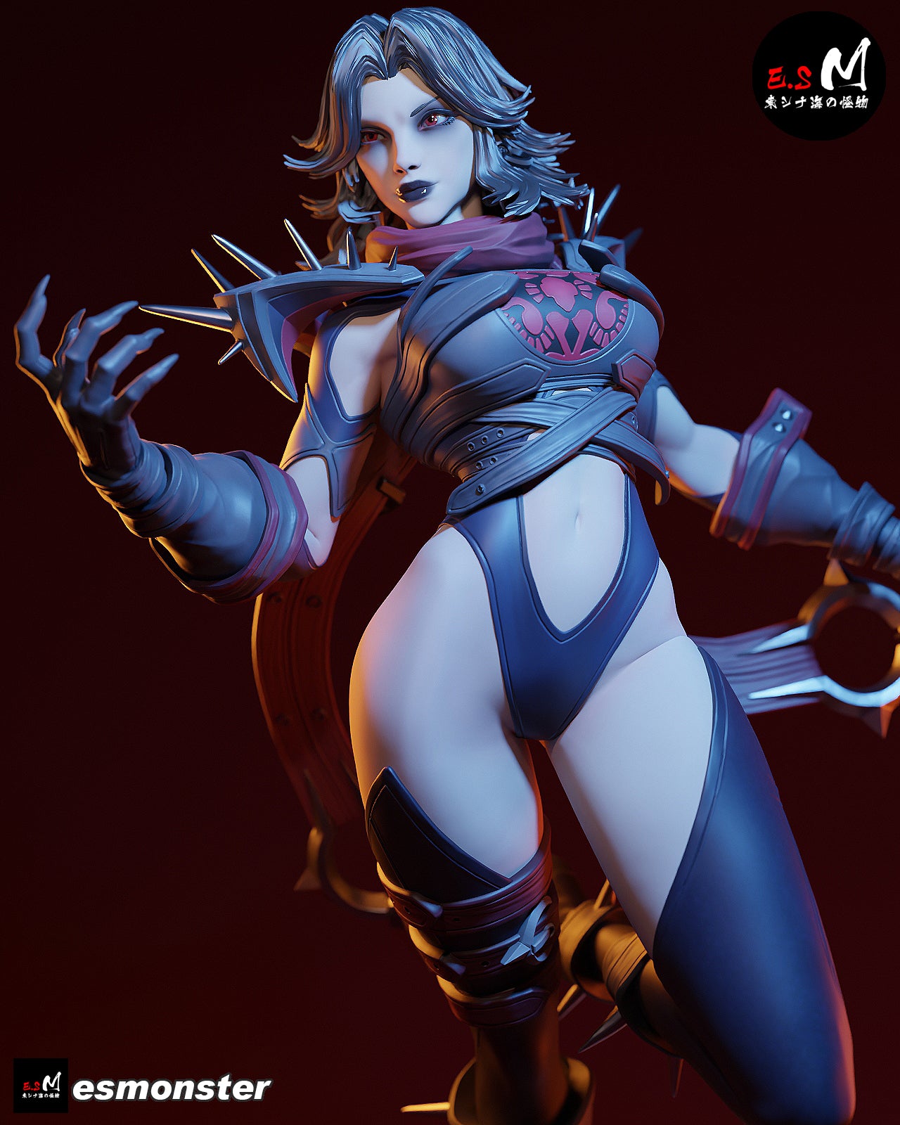 Malicious Invisible Woman (Pose 2) Statue